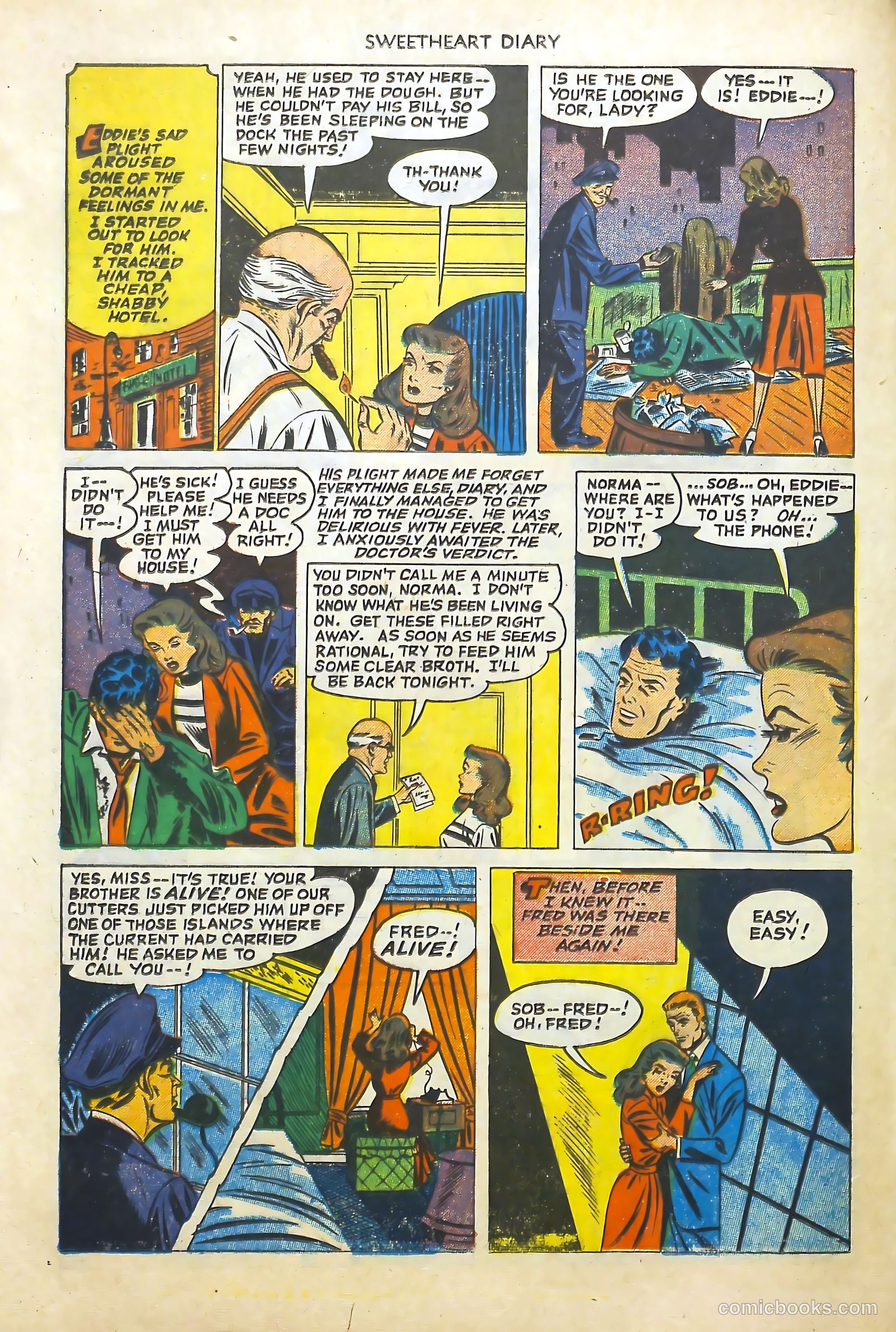 Sweetheart Diary #9 (1952) — page 24 of 36