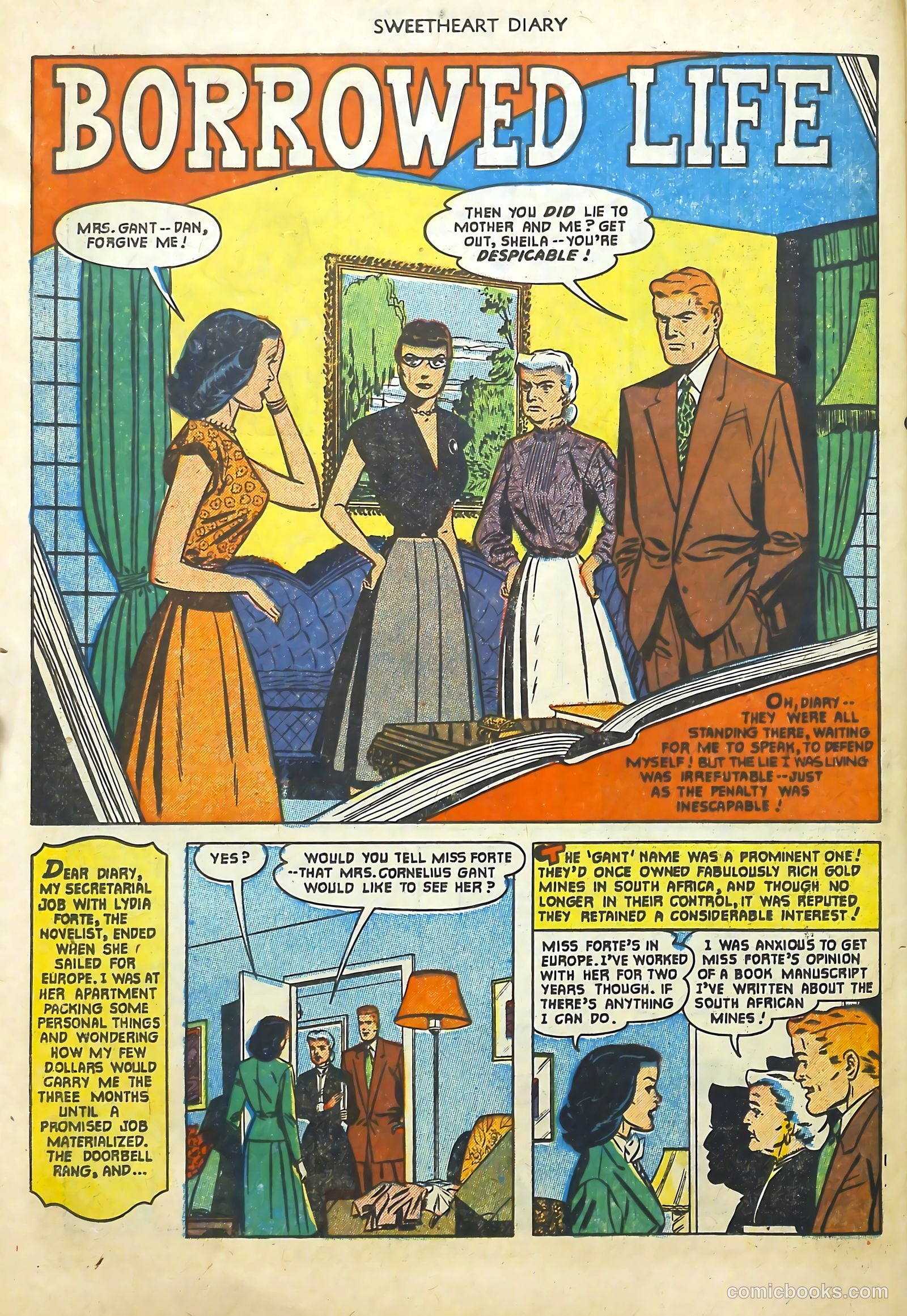 Sweetheart Diary #9 (1952) — page 26 of 36