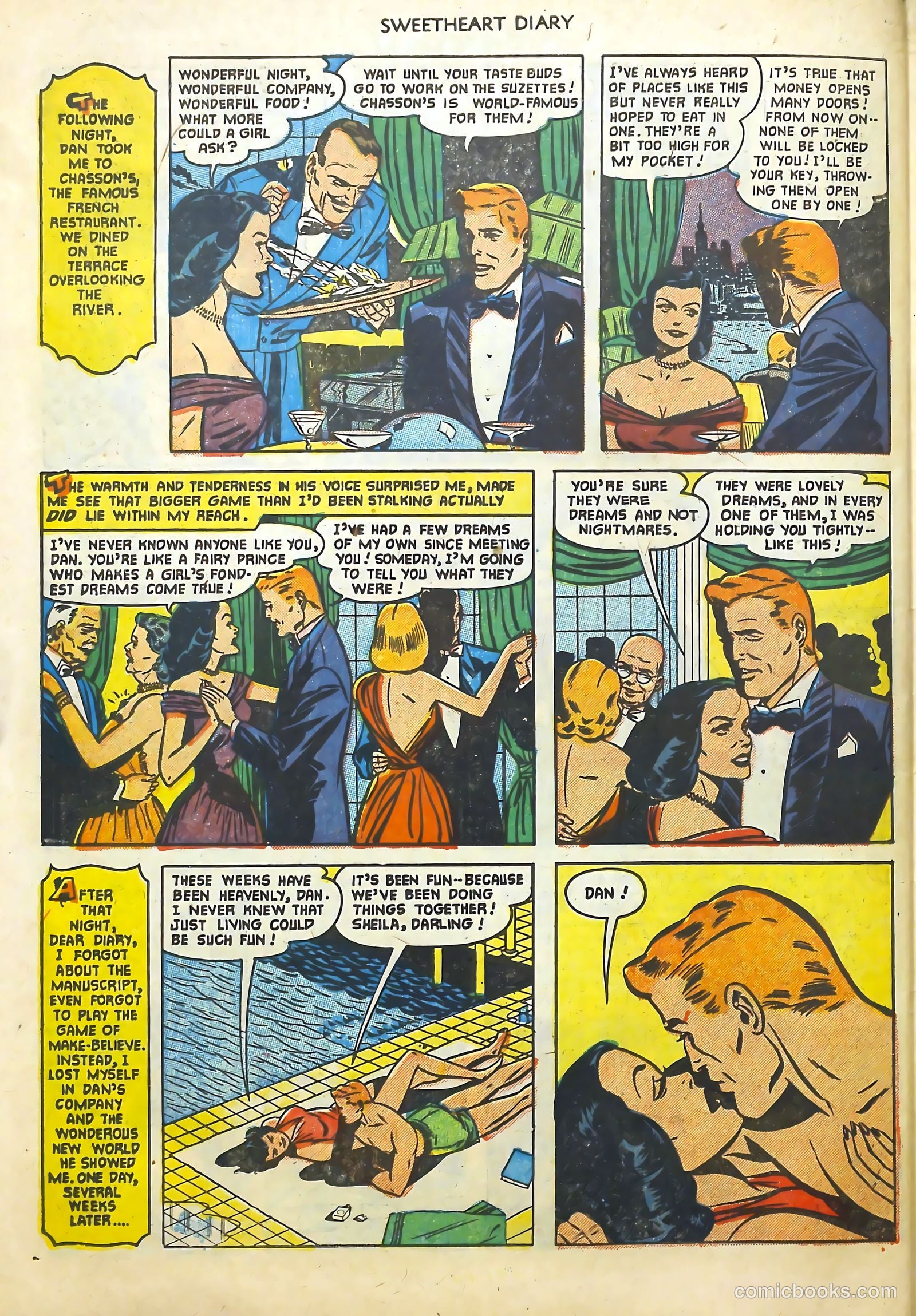 Sweetheart Diary #9 (1952) — page 30 of 36
