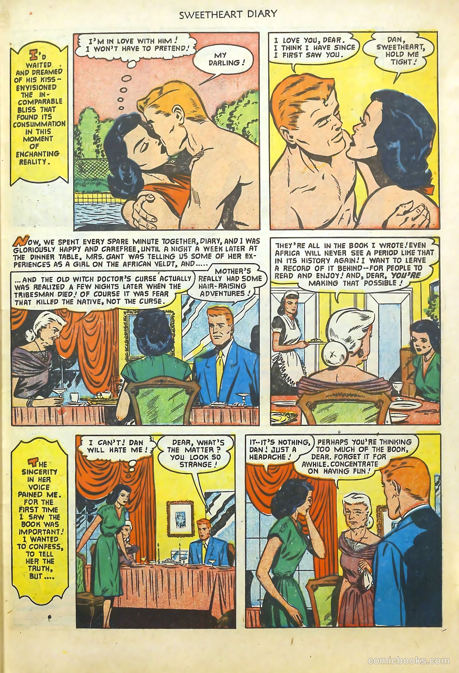 Sweetheart Diary #9 (1952) — page 31 of 36