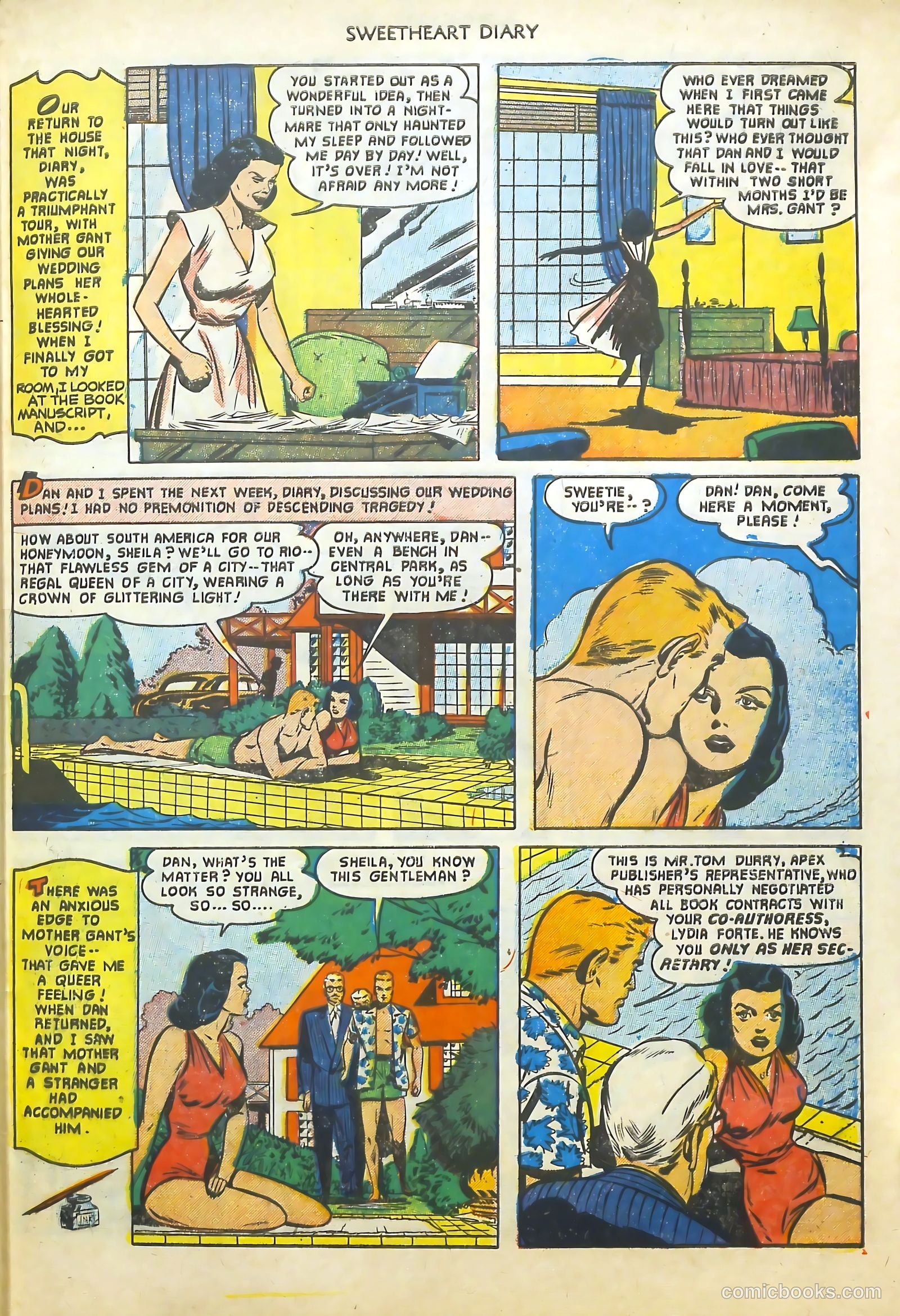 Sweetheart Diary #9 (1952) — page 33 of 36
