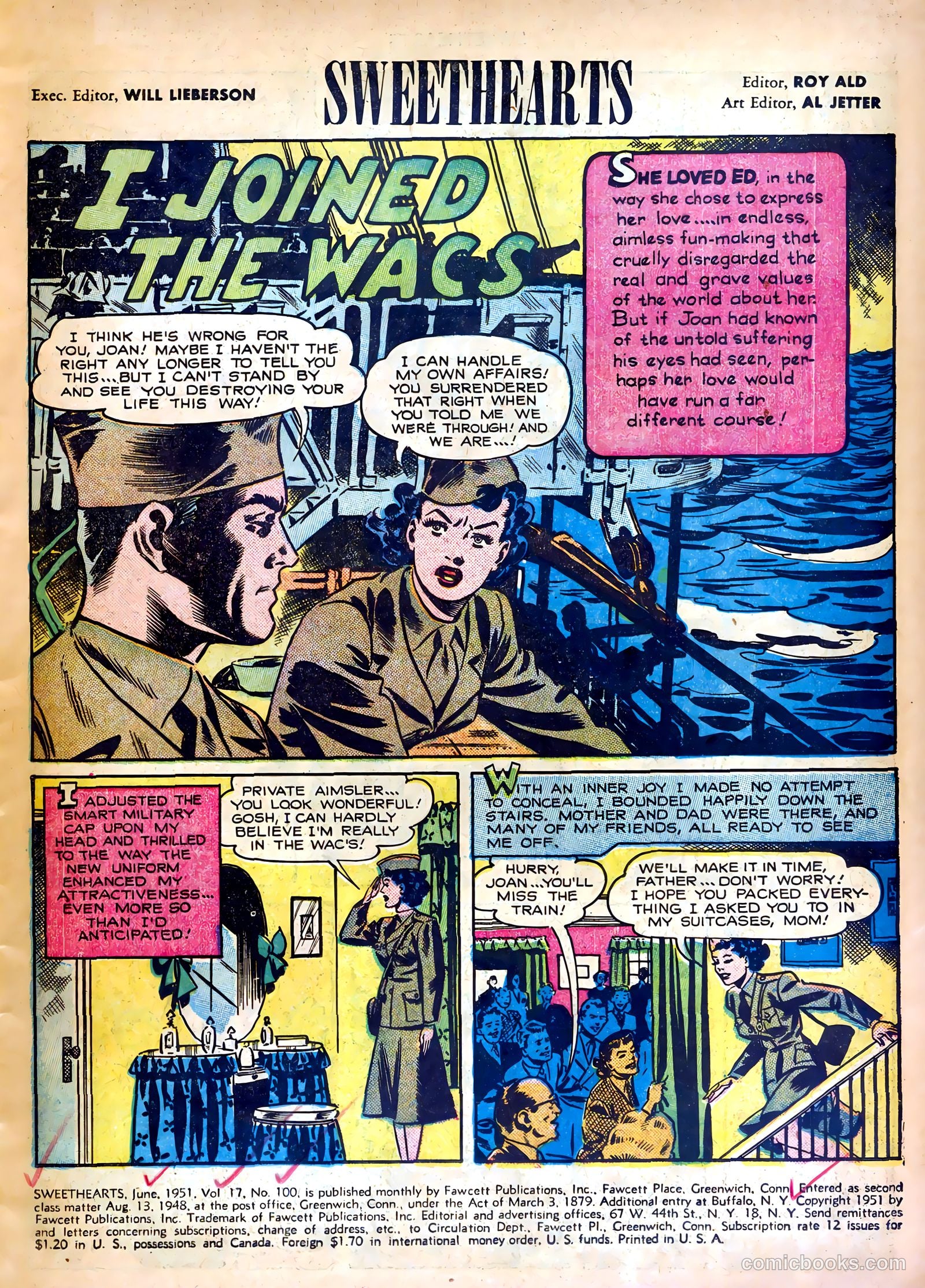 Sweethearts #100 (1951) — page 3 of 36
