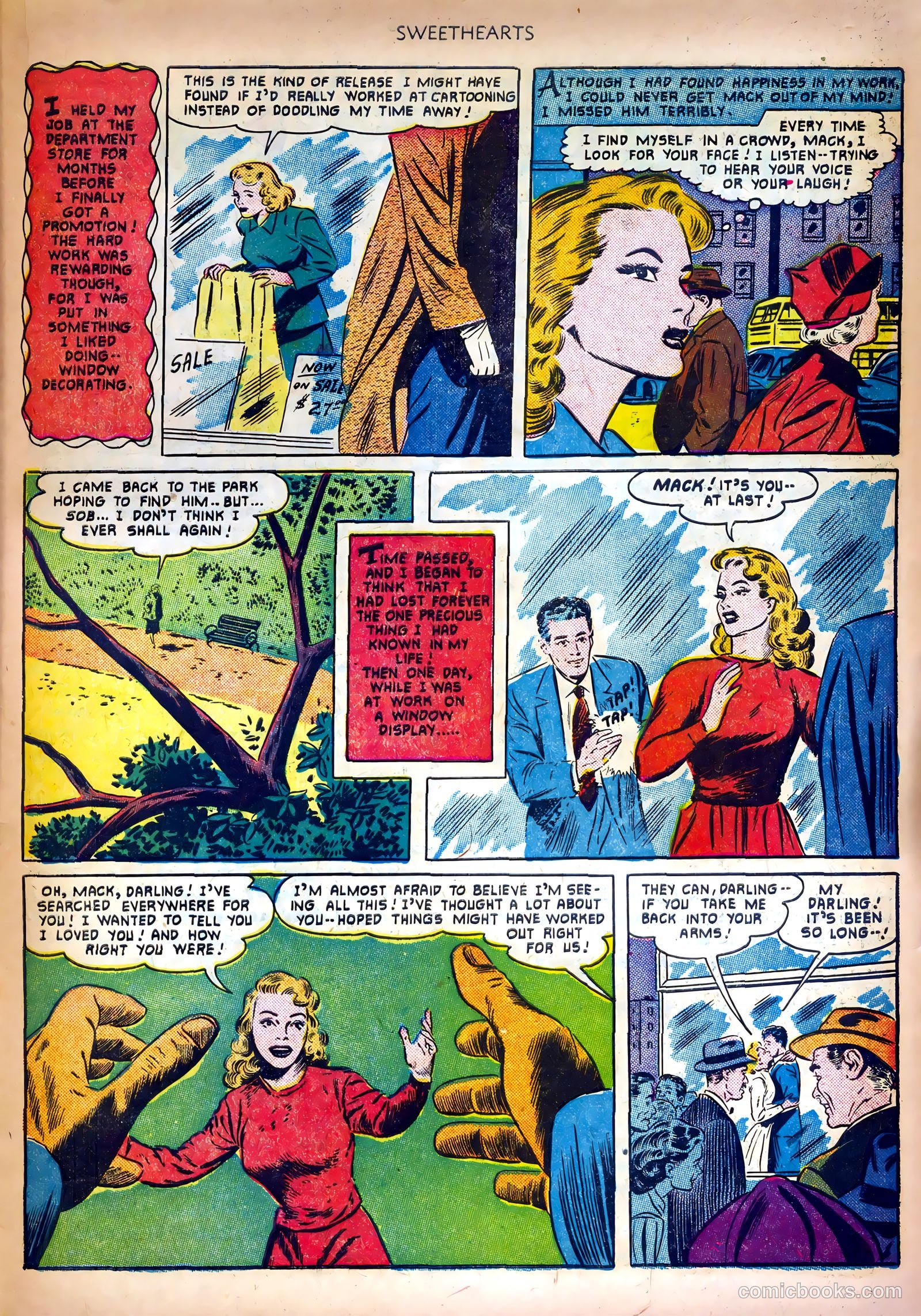Sweethearts #100 (1951) — page 23 of 36