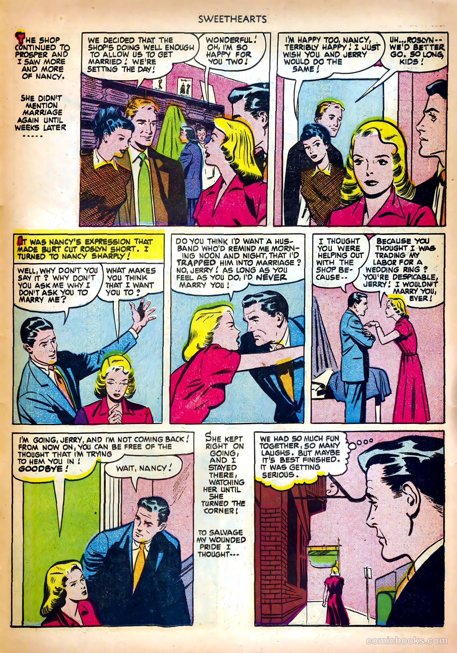 Sweethearts #100 (1951) — page 31 of 36