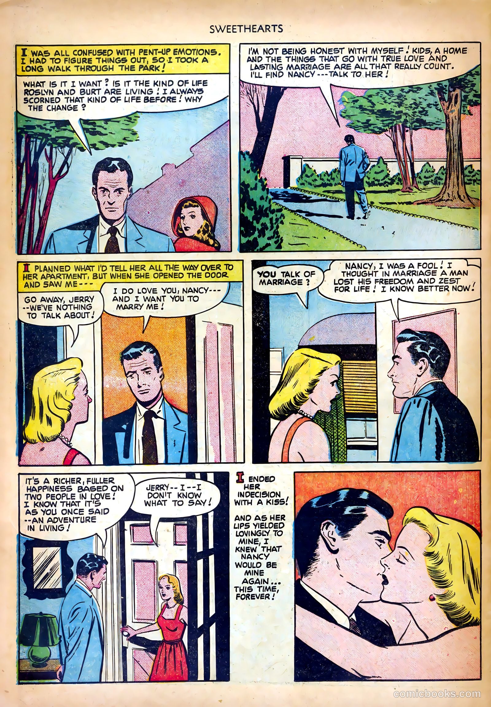 Sweethearts #100 (1951) — page 34 of 36