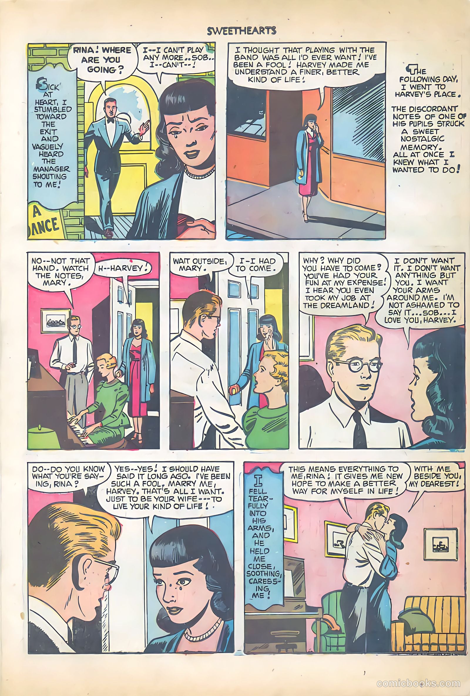 Sweethearts #104 (1951) — page 34 of 36
