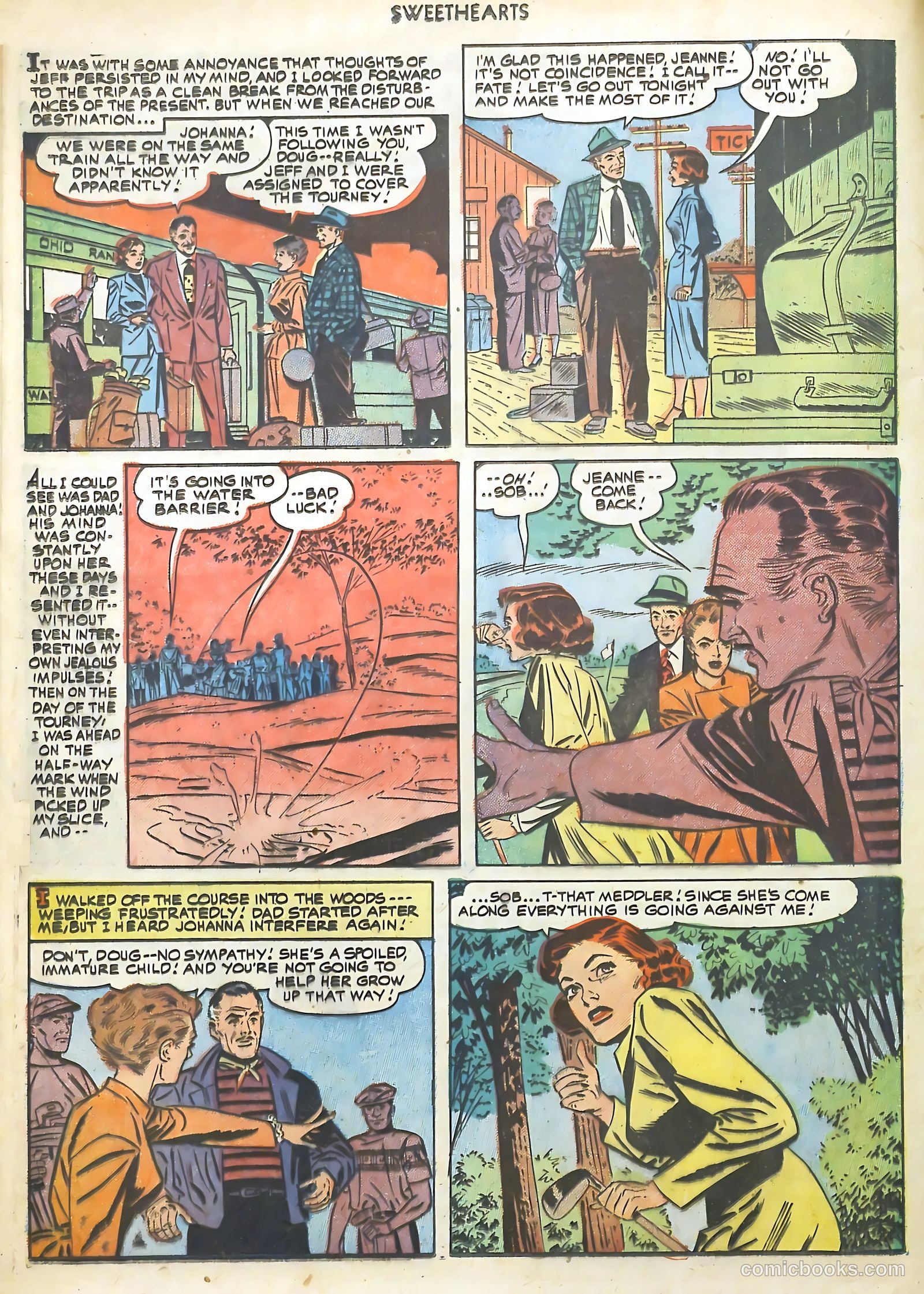 Sweethearts #105 (1951) — page 8 of 36