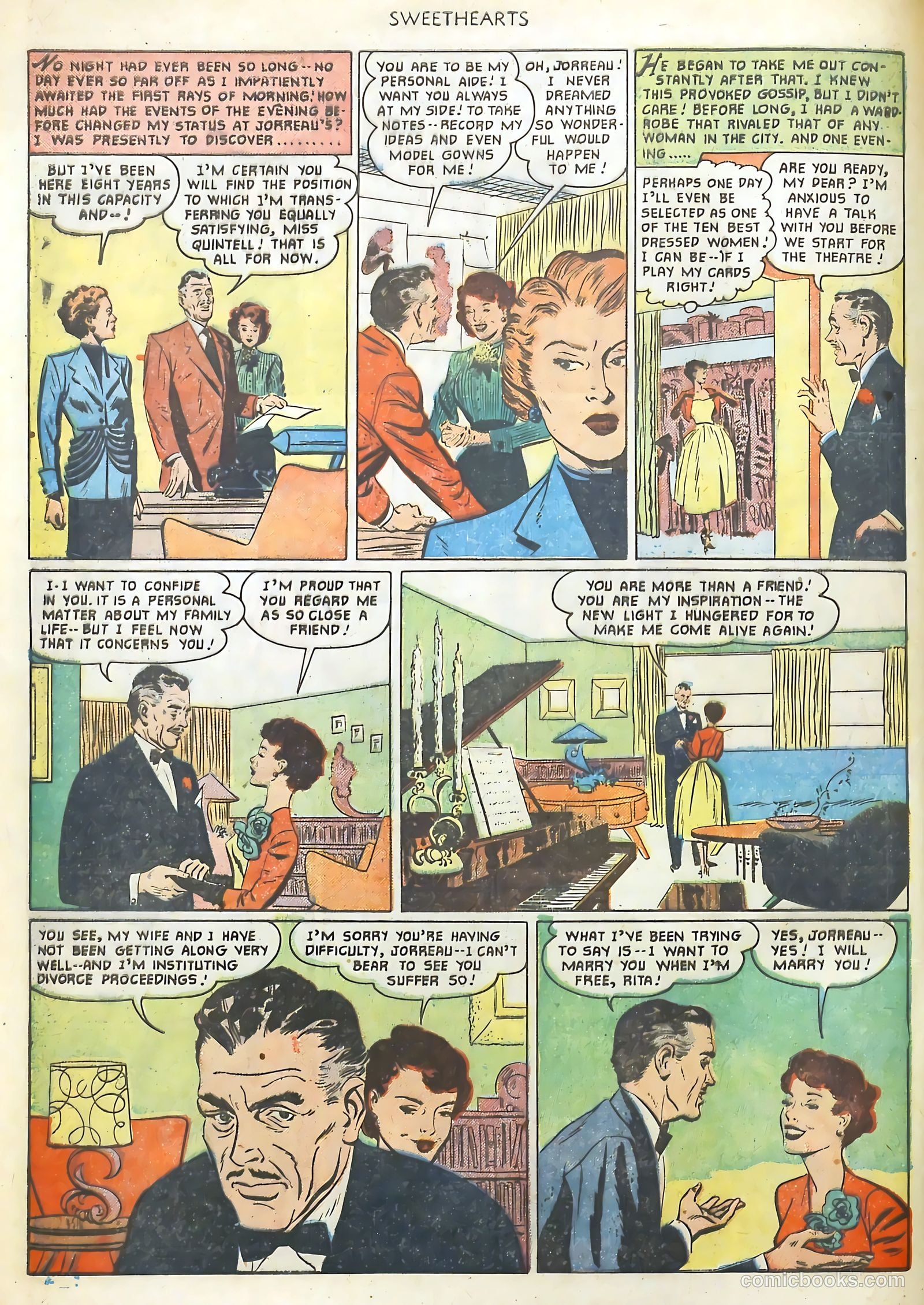 Sweethearts #105 (1951) — page 16 of 36