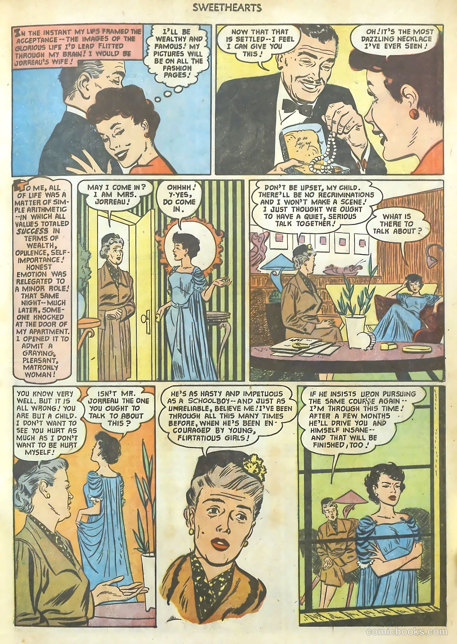 Sweethearts #105 (1951) — page 17 of 36