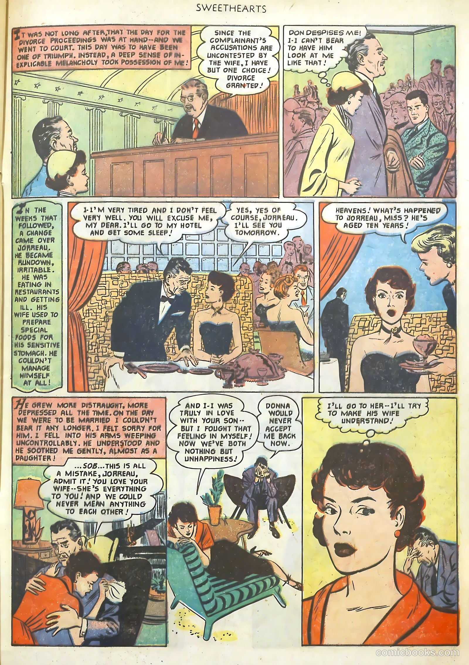Sweethearts #105 (1951) — page 21 of 36
