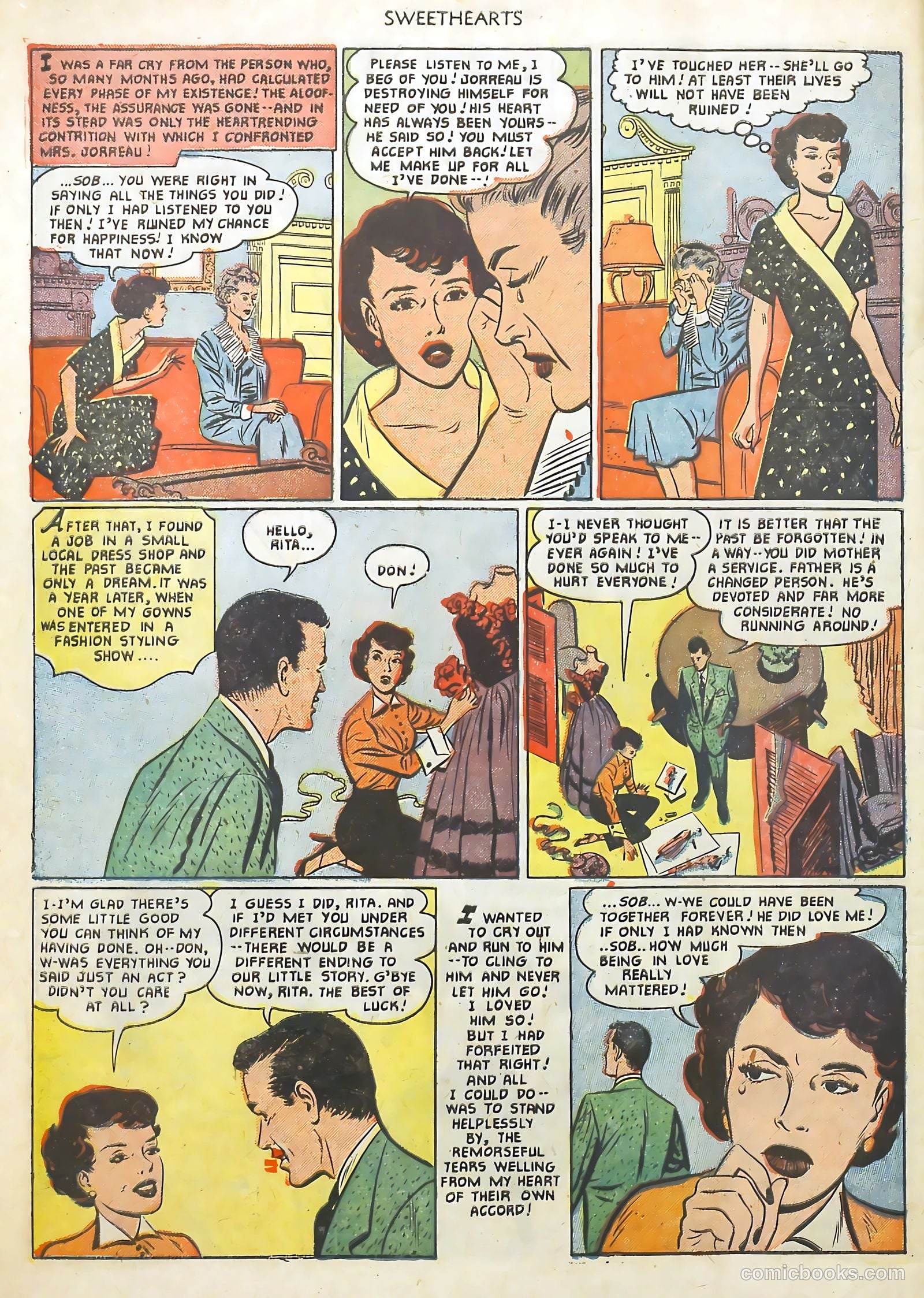 Sweethearts #105 (1951) — page 22 of 36