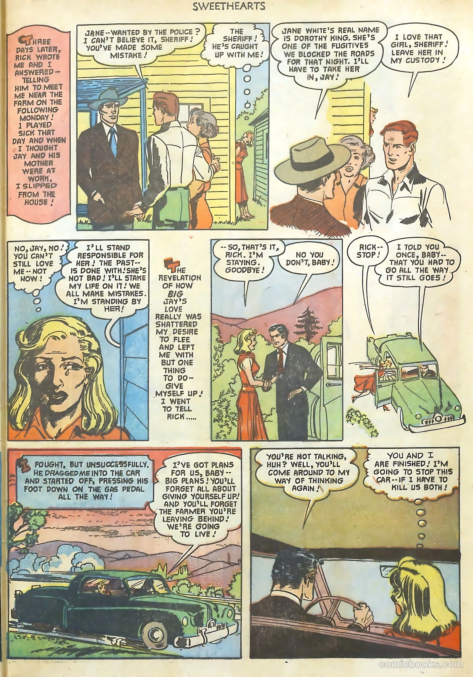 Sweethearts #105 (1951) — page 33 of 36