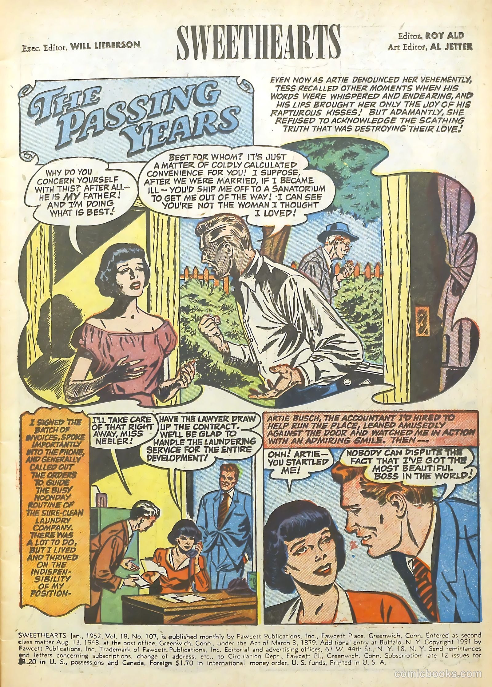Sweethearts #107 (1952) — page 3 of 36