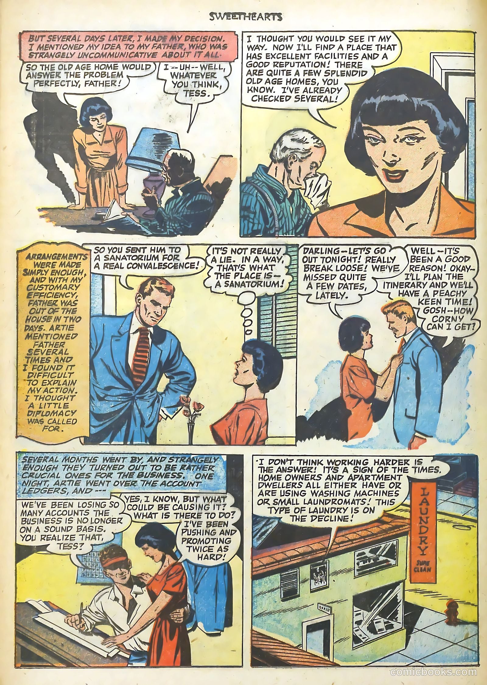 Sweethearts #107 (1952) — page 8 of 36