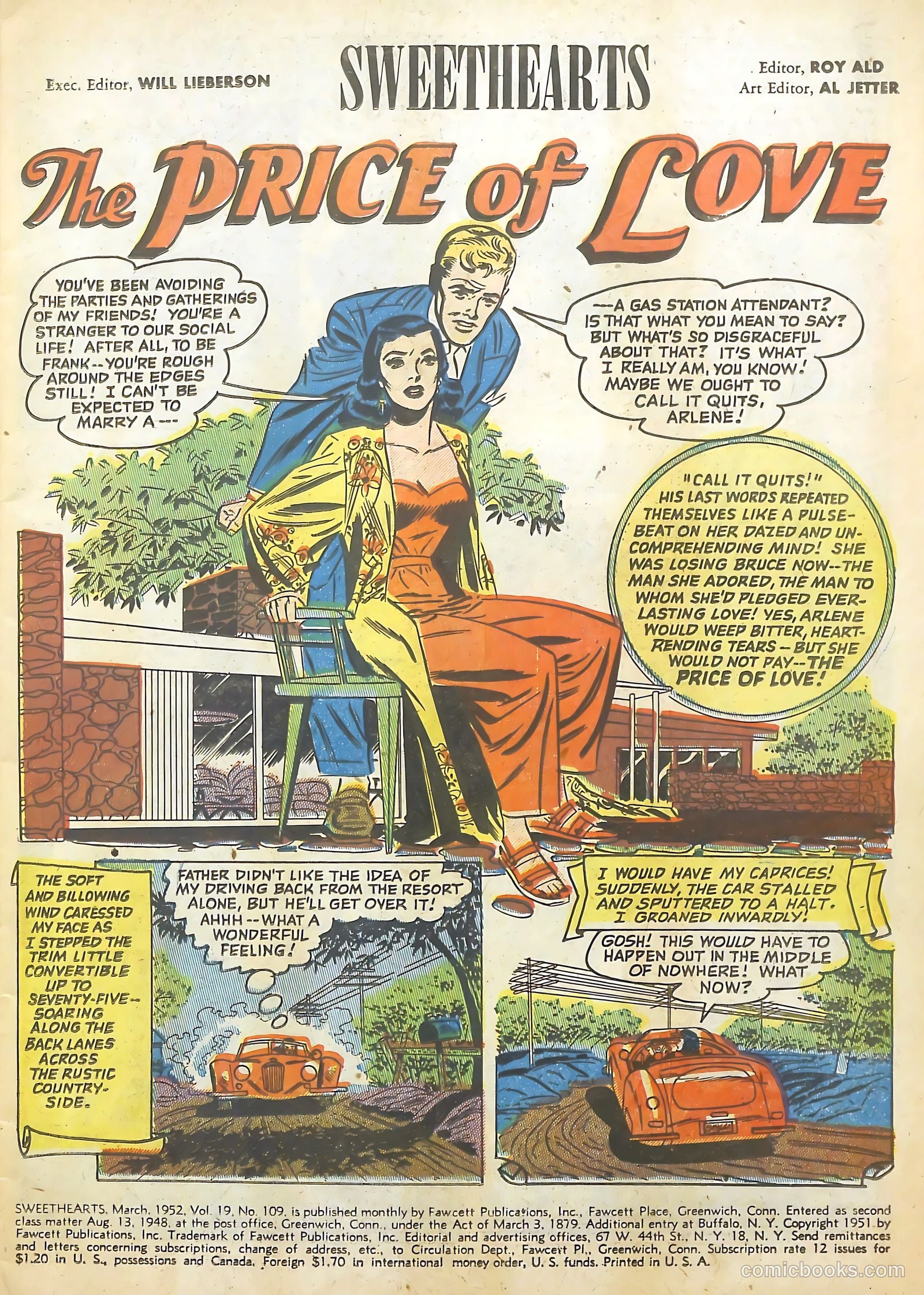 Sweethearts #109 (1952) — page 3 of 36