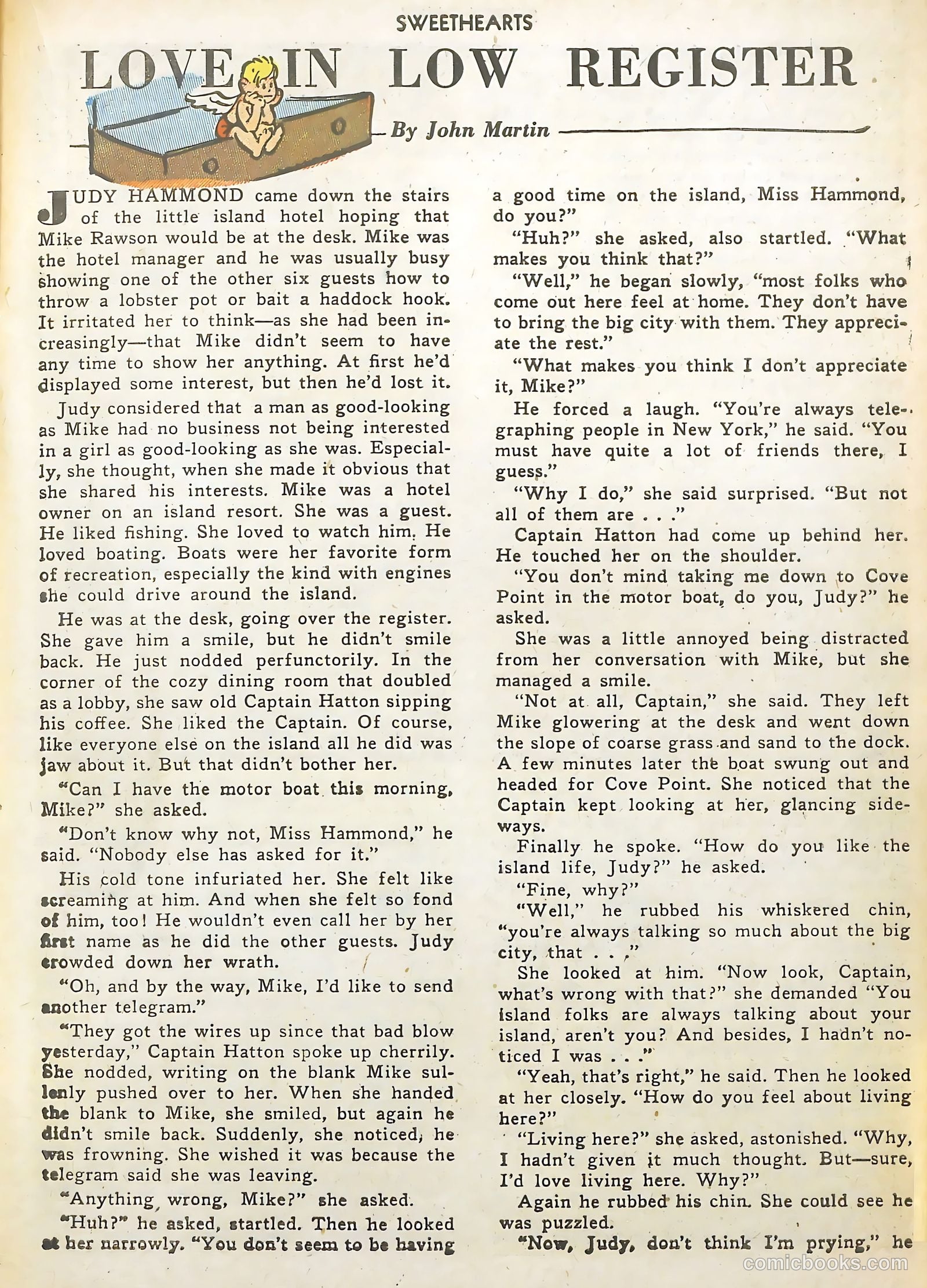 Sweethearts #109 (1952) — page 23 of 36