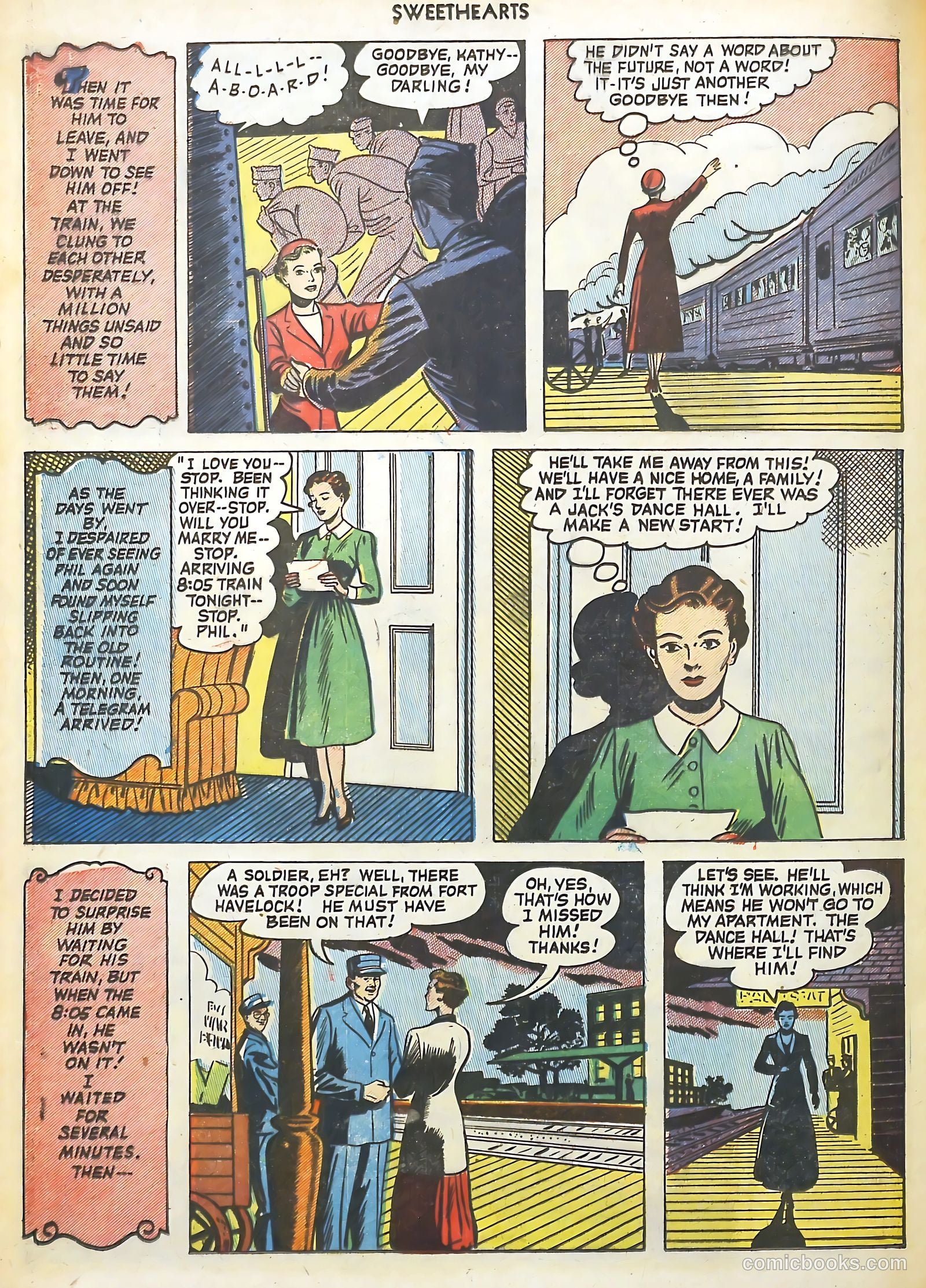 Sweethearts #109 (1952) — page 32 of 36