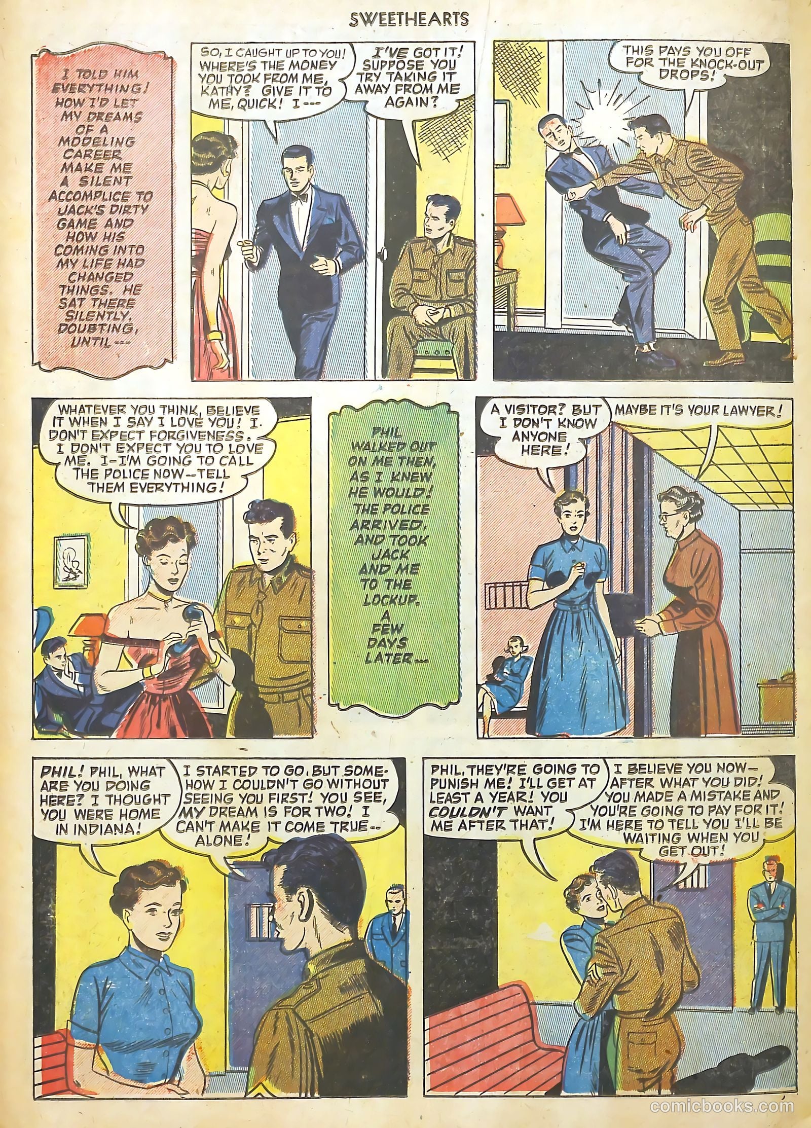 Sweethearts #109 (1952) — page 34 of 36