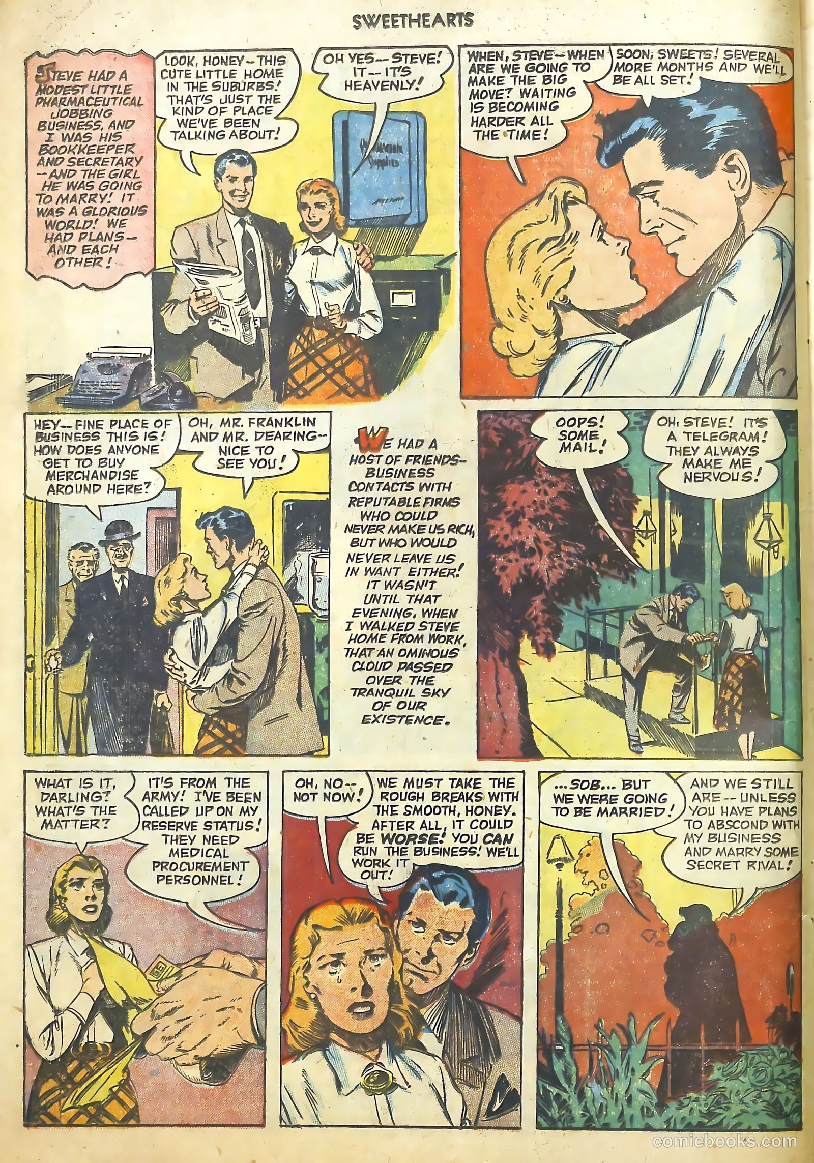 Sweethearts #110 (1952) — page 4 of 36