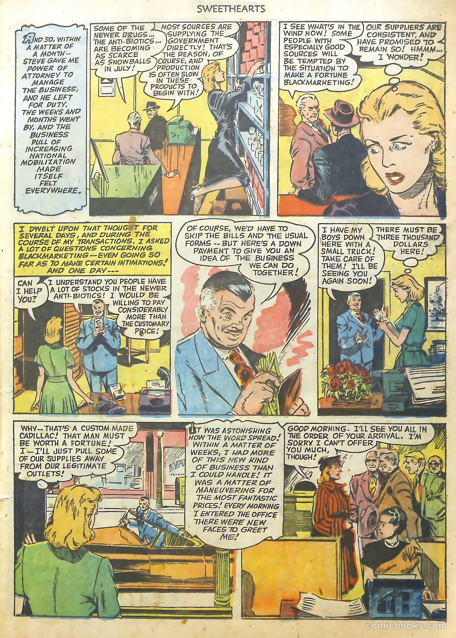Sweethearts #110 (1952) — page 5 of 36
