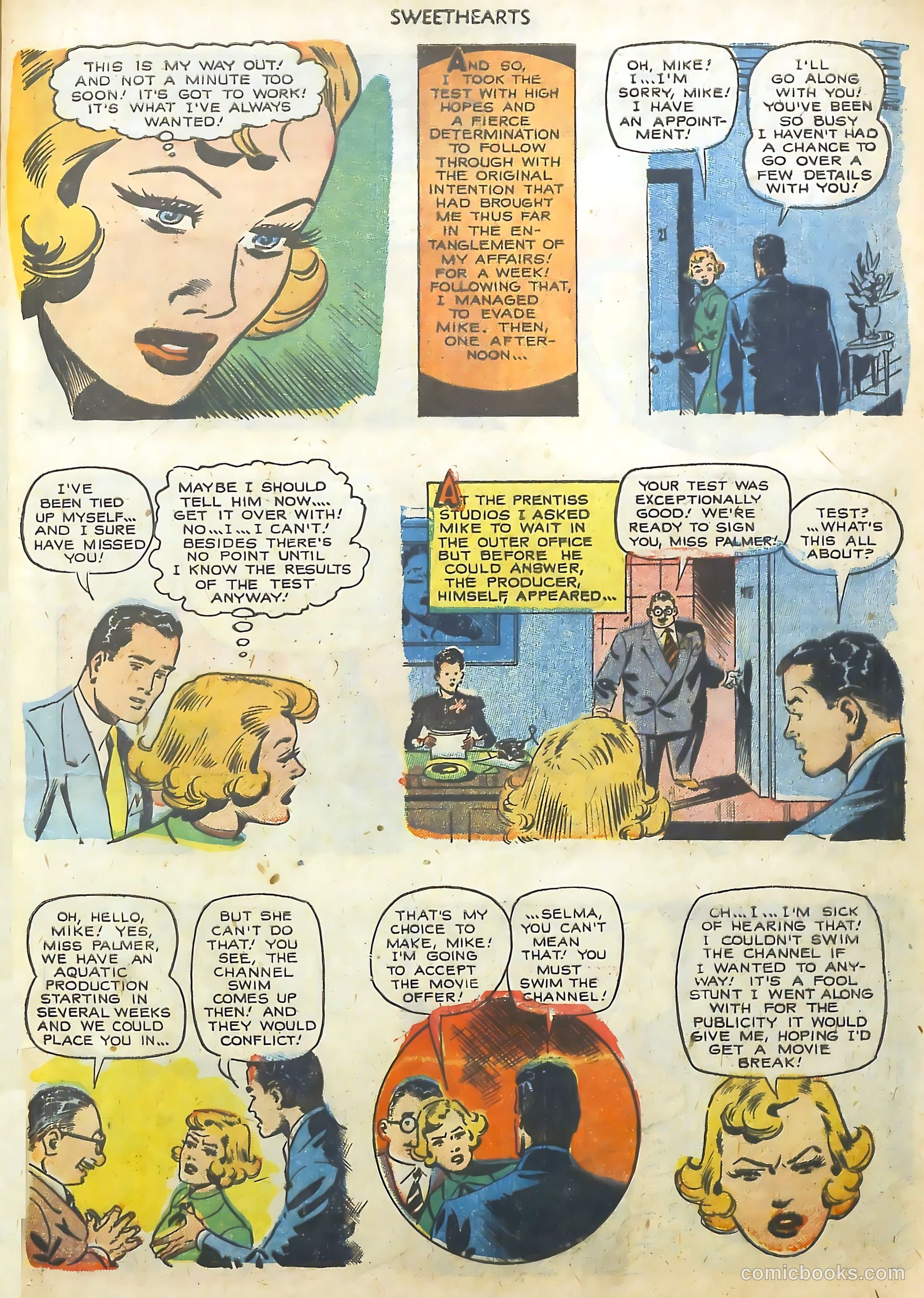 Sweethearts #110 (1952) — page 21 of 36