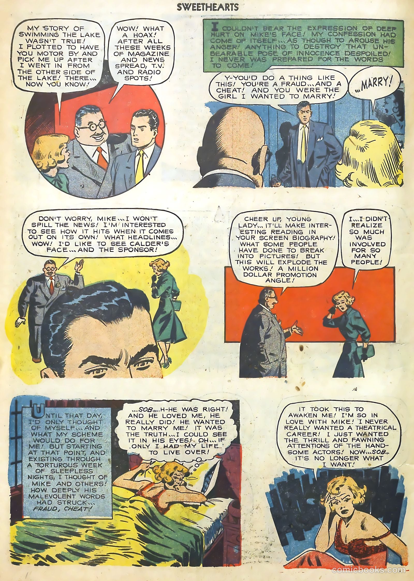 Sweethearts #110 (1952) — page 22 of 36