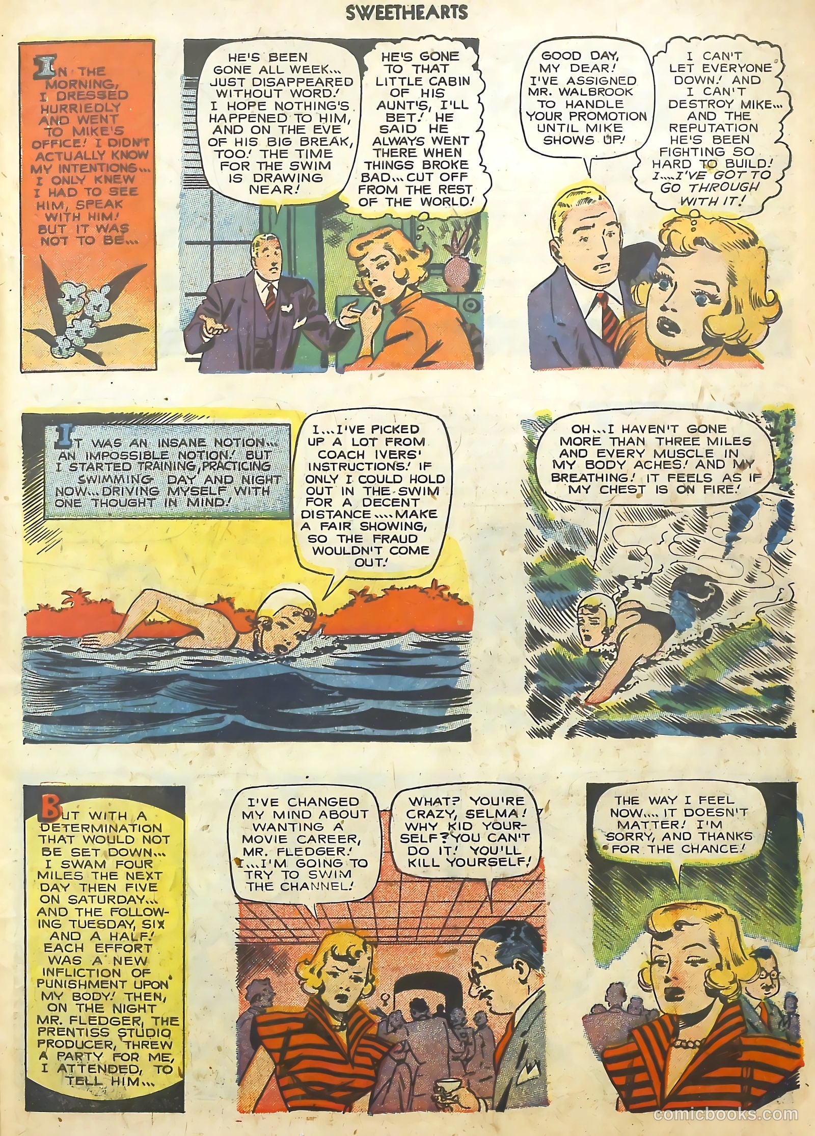 Sweethearts #110 (1952) — page 23 of 36