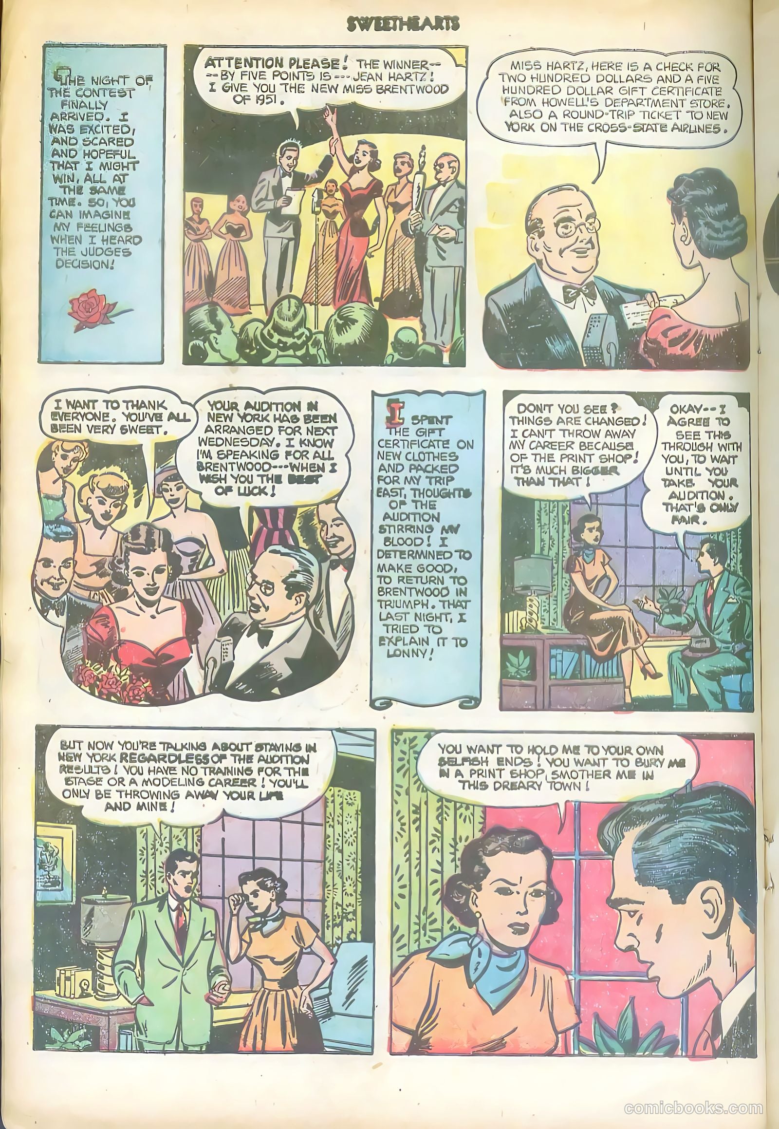 Sweethearts #112 (1952) — page 16 of 36