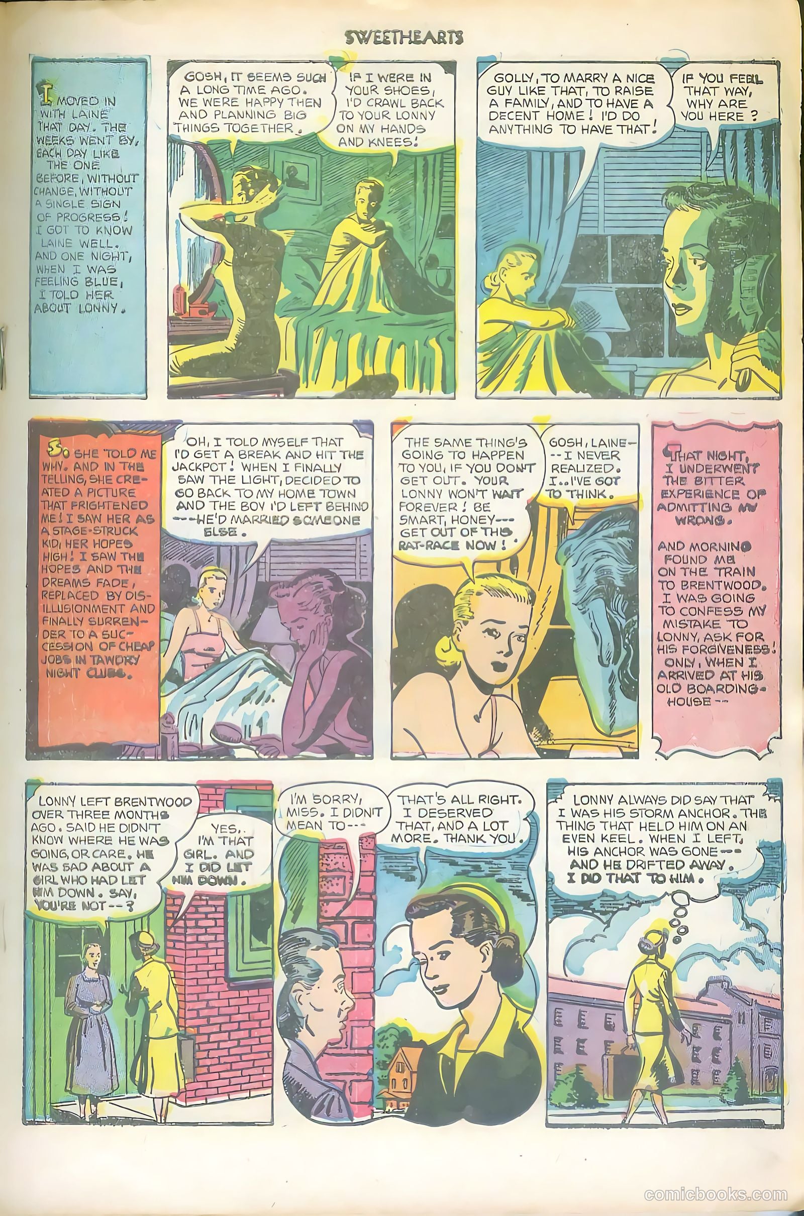 Sweethearts #112 (1952) — page 19 of 36