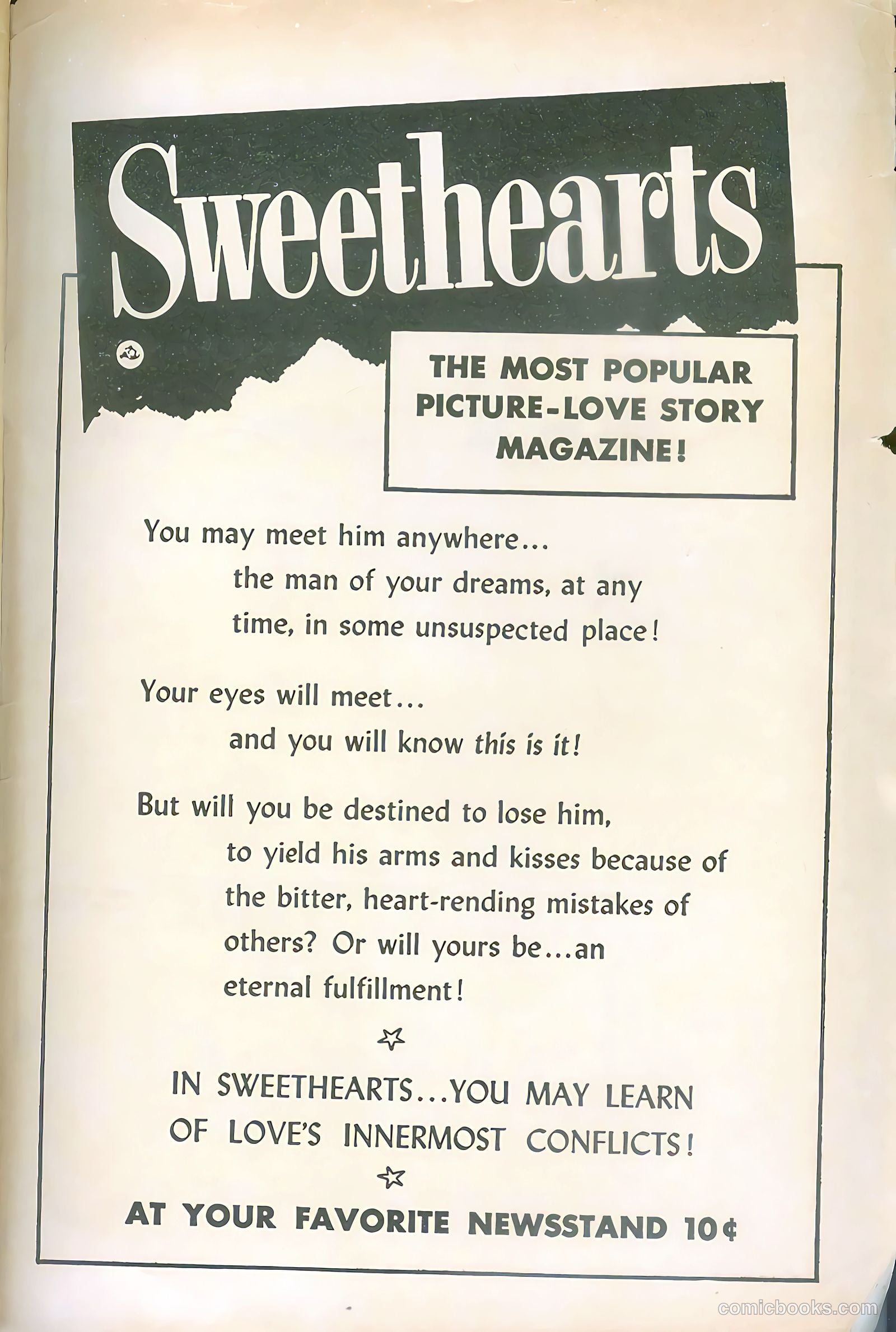 Sweethearts #112 (1952) — page 35 of 36