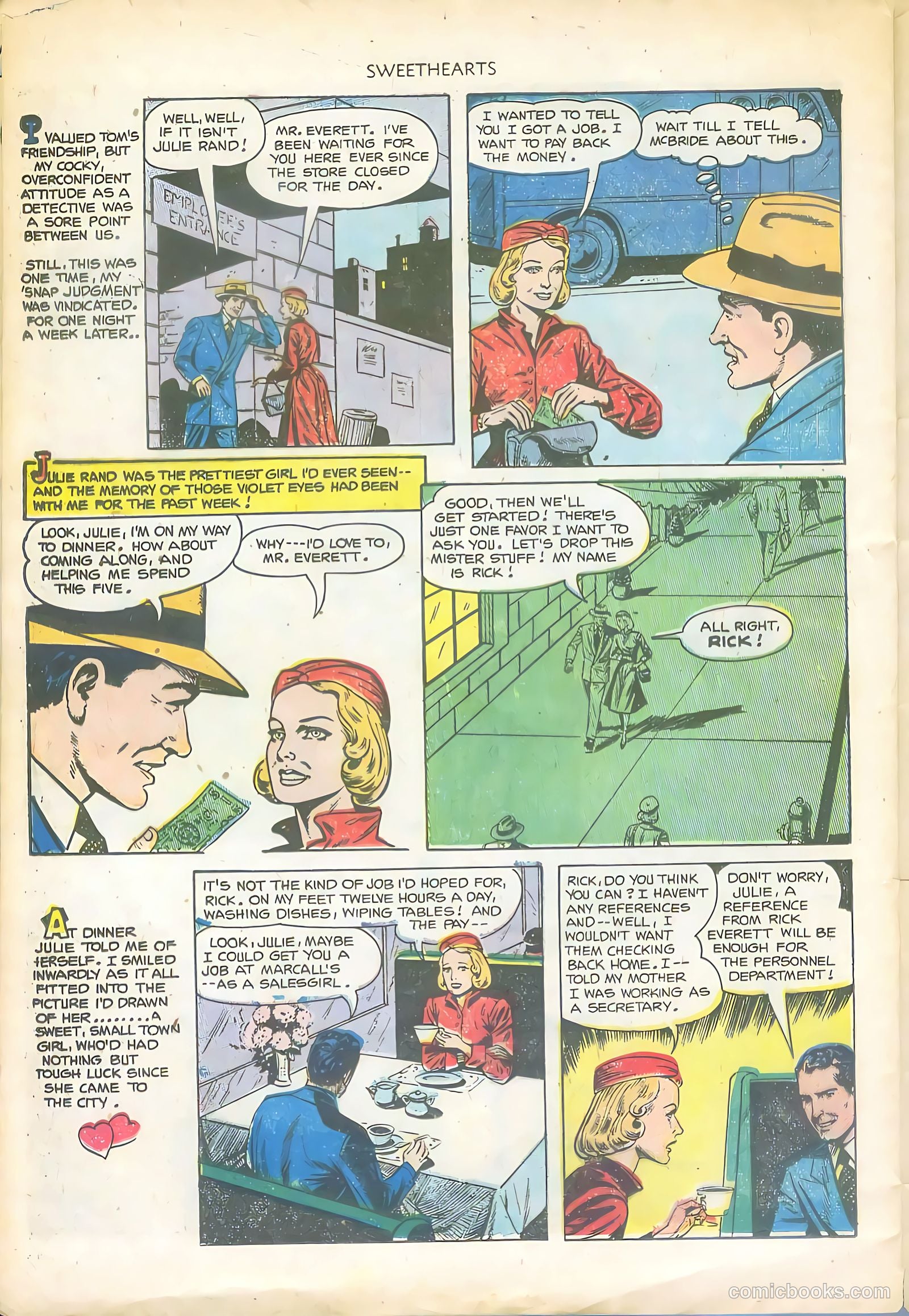 Sweethearts #114 (1952) — page 28 of 36