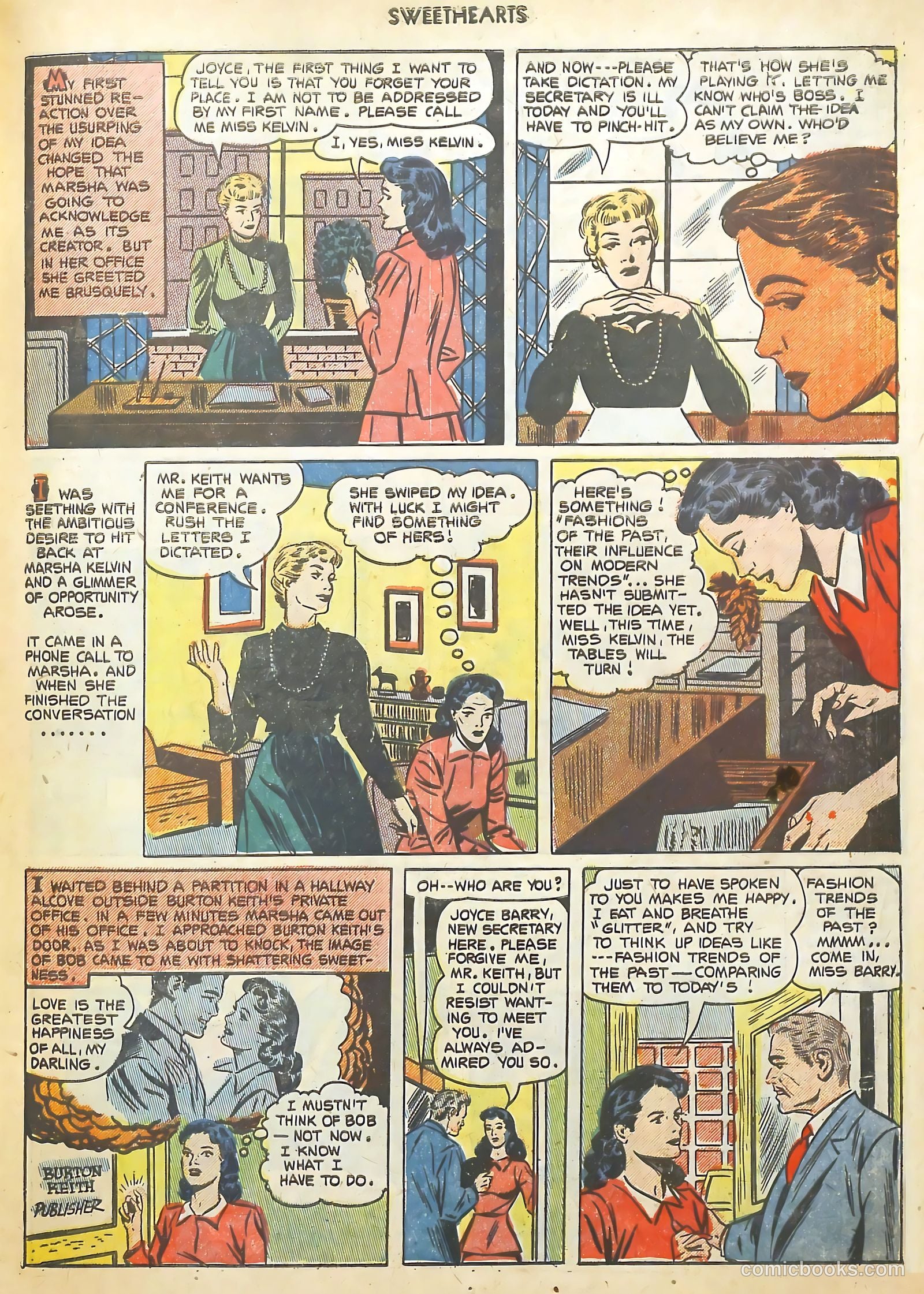 Sweethearts #118 (1952) — page 19 of 36