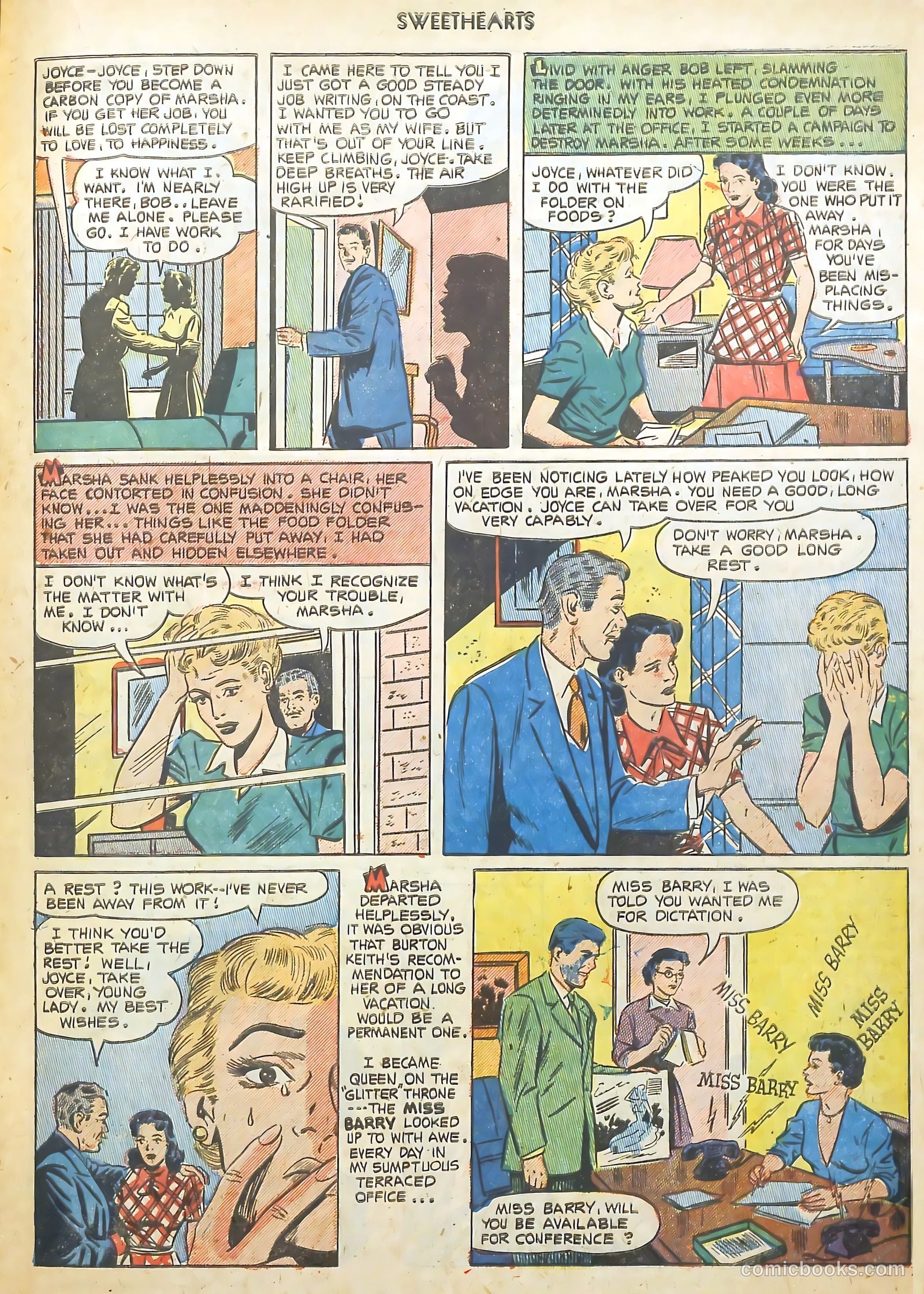 Sweethearts #118 (1952) — page 21 of 36