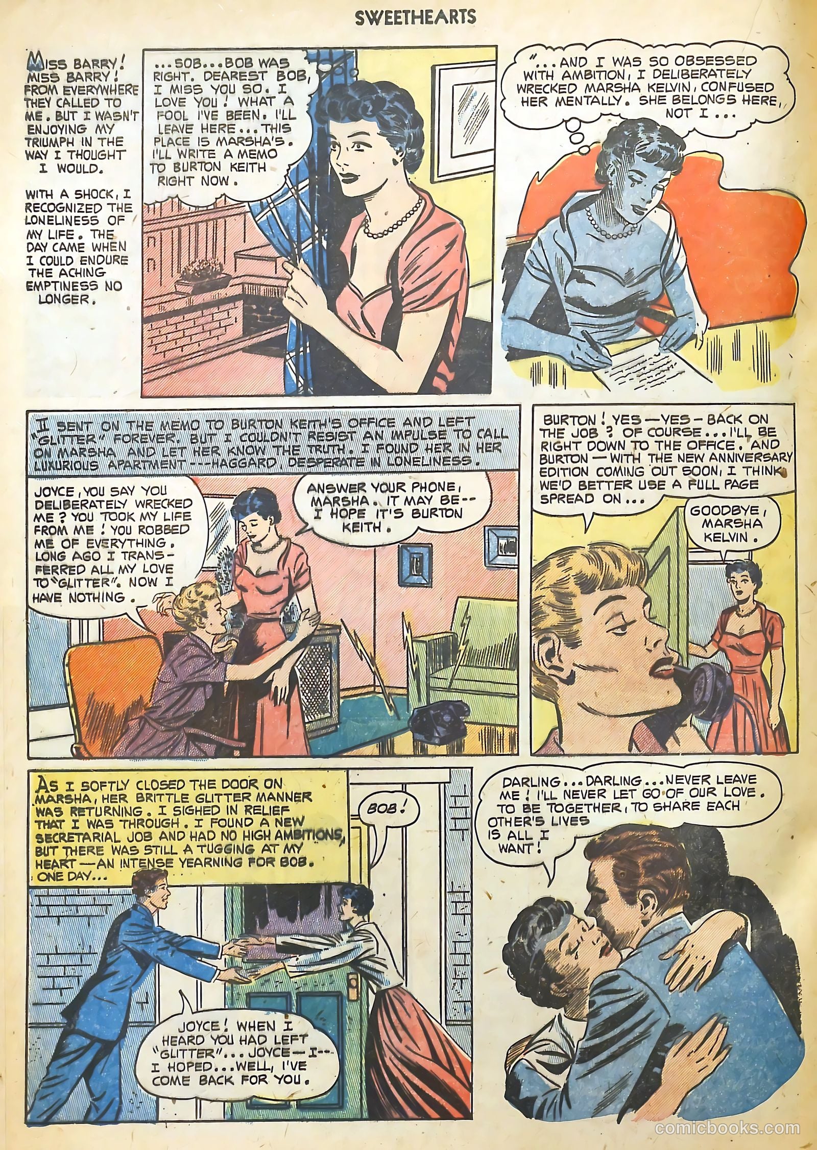 Sweethearts #118 (1952) — page 22 of 36