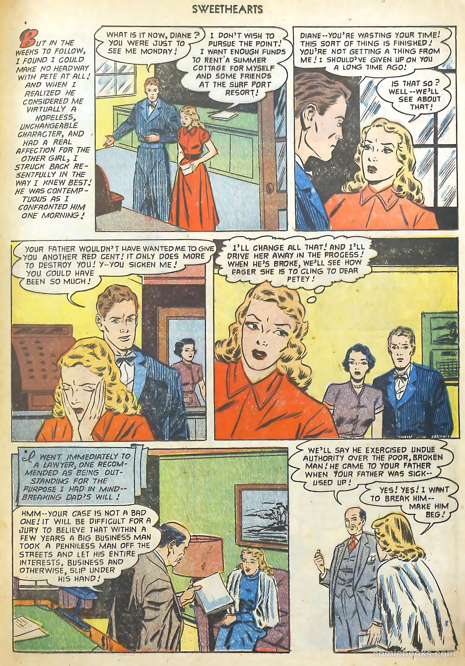 Sweethearts #118 (1952) — page 33 of 36