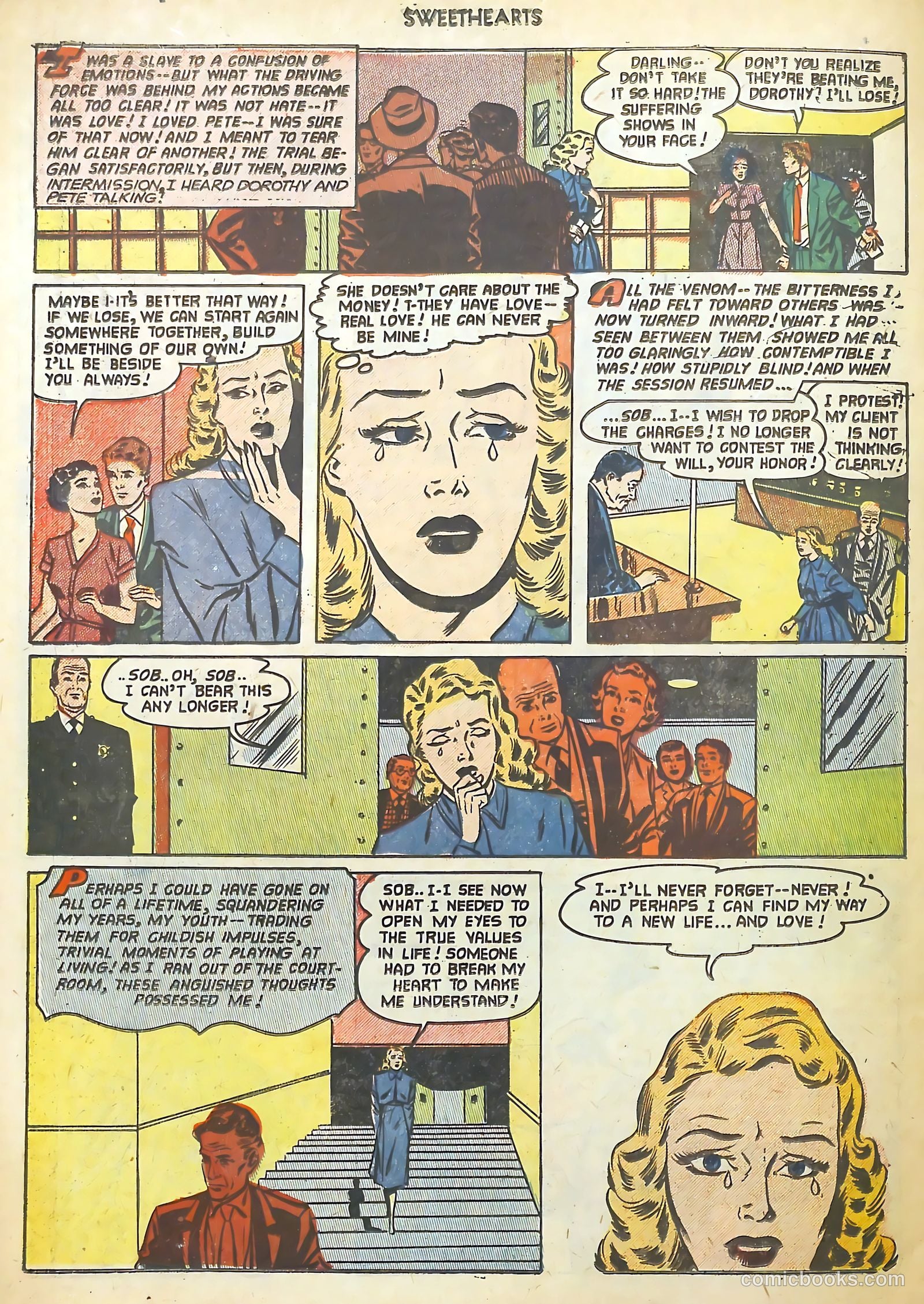 Sweethearts #118 (1952) — page 34 of 36