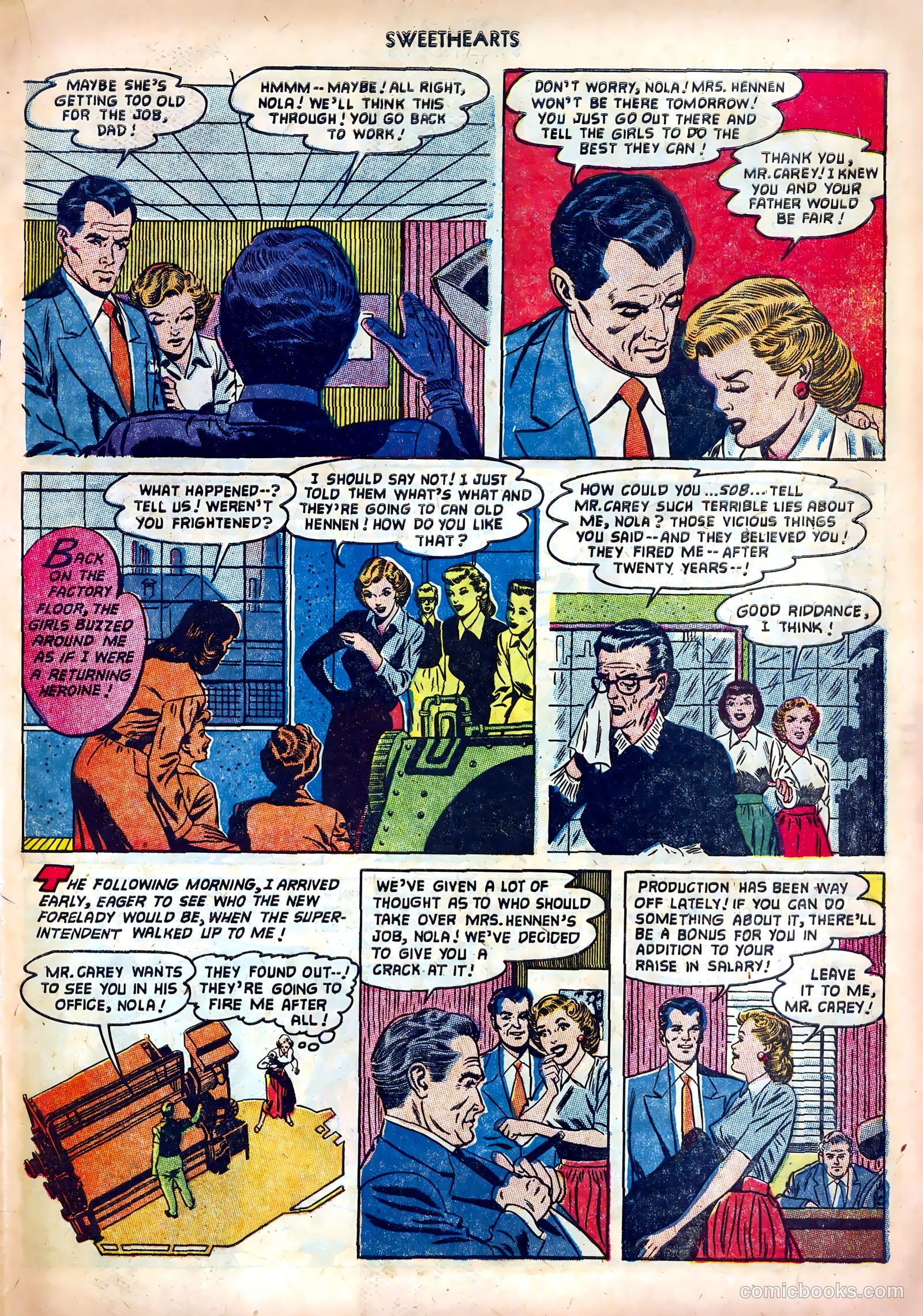 Sweethearts #119 (1953) — page 19 of 36