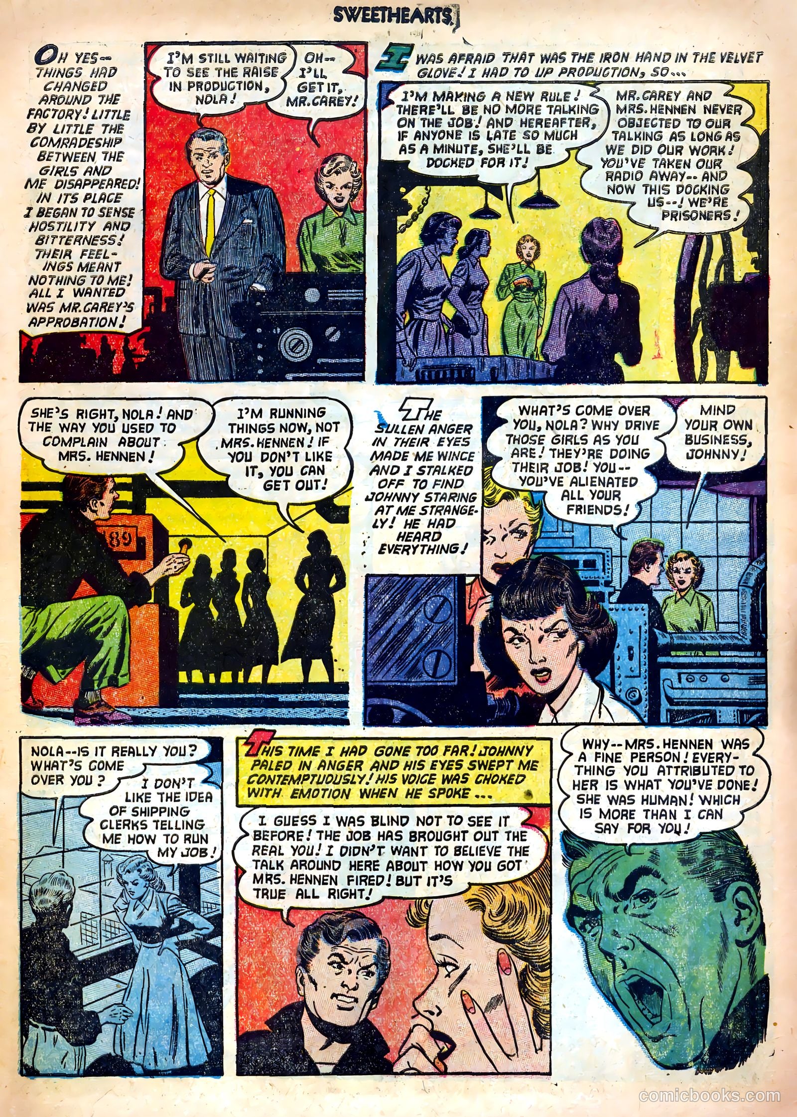 Sweethearts #119 (1953) — page 21 of 36