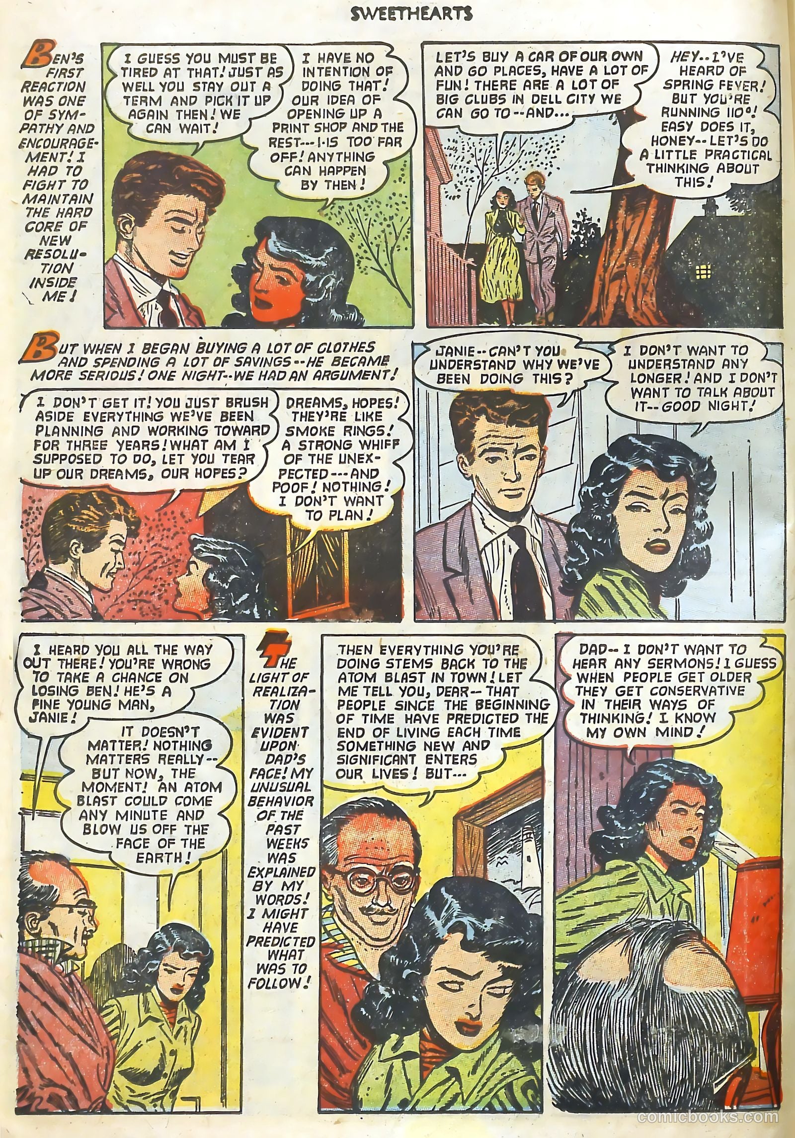 Sweethearts #120 (1953) — page 8 of 36