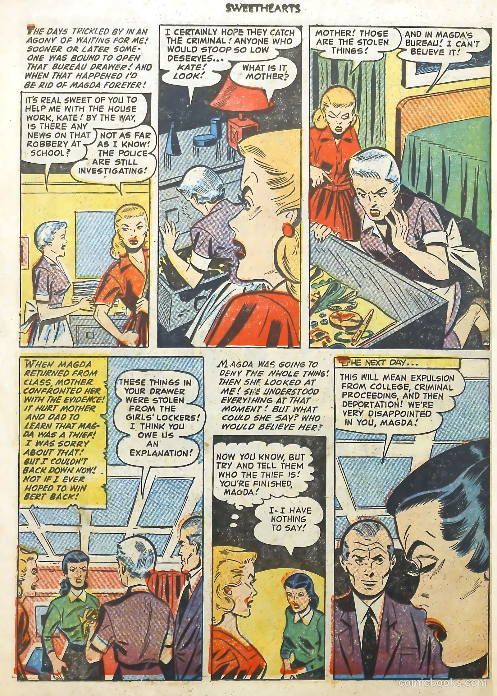 Sweethearts #120 (1953) — page 32 of 36