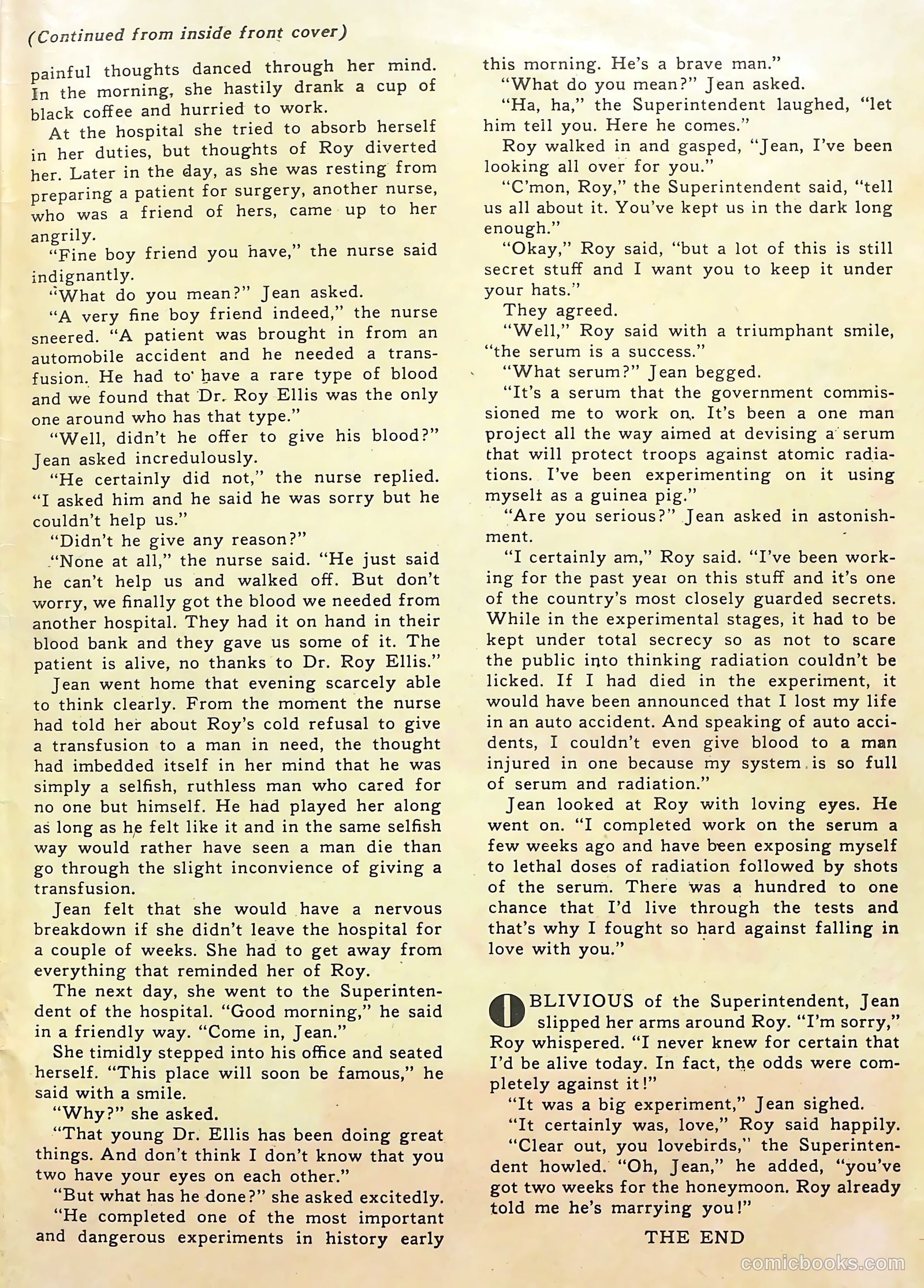 Sweethearts #120 (1953) — page 35 of 36