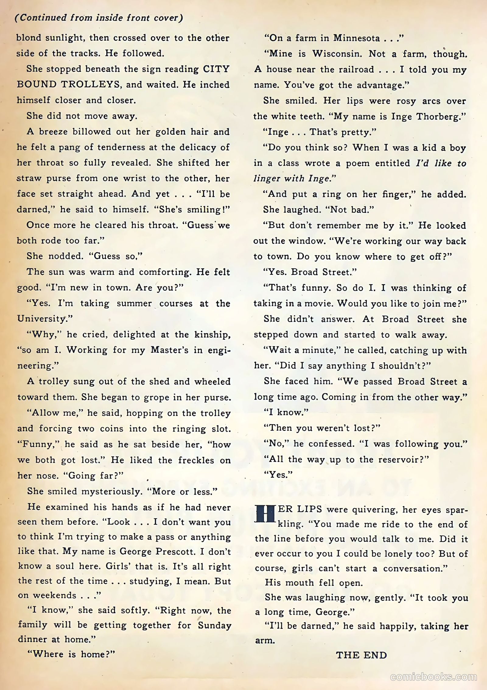 Sweethearts #121 (1971) — page 35 of 36