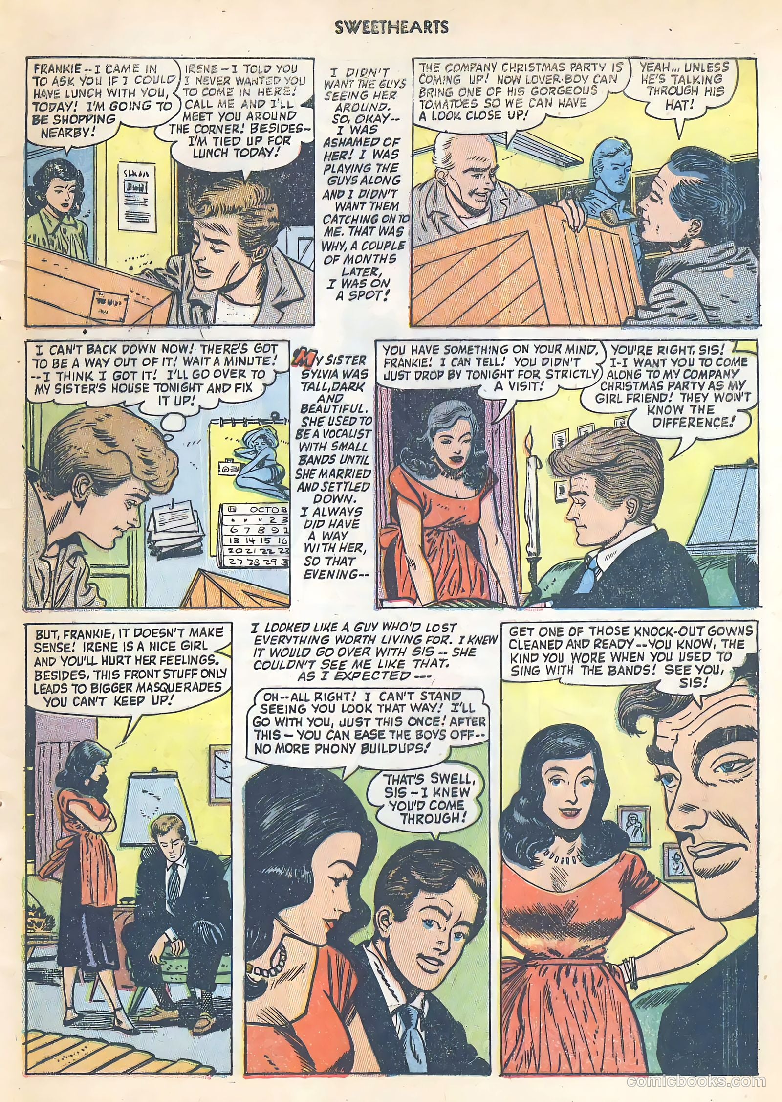 Sweethearts #121 (1953) — page 5 of 36