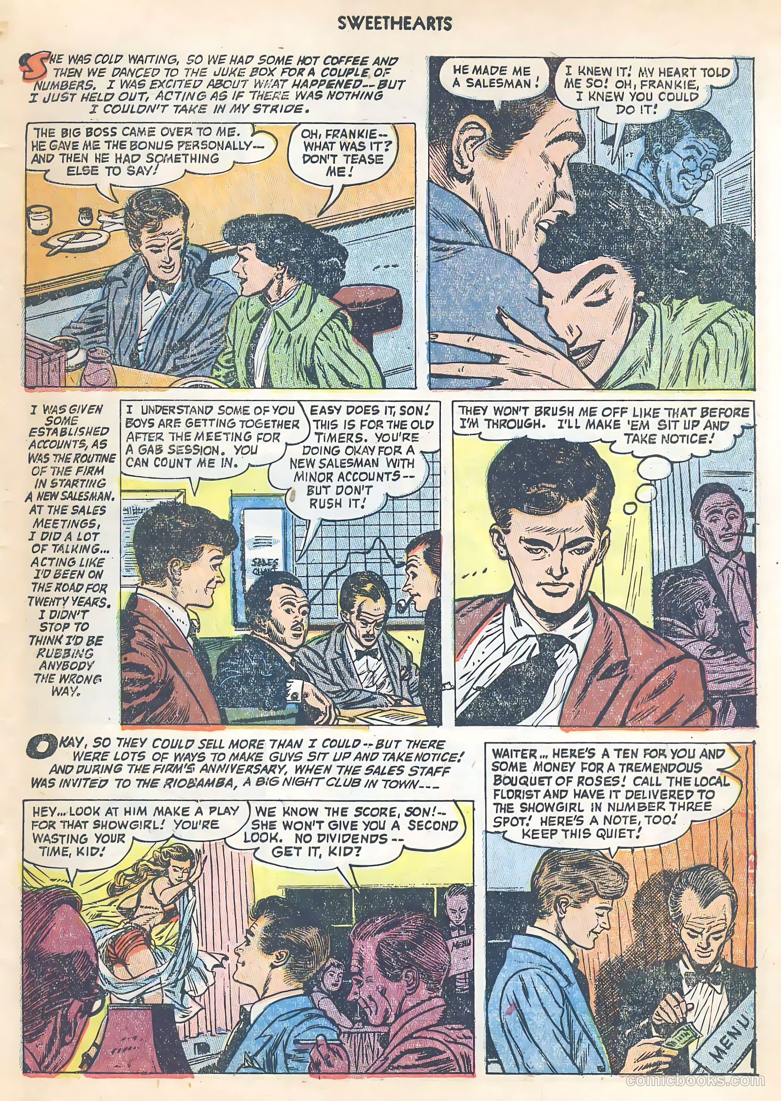 Sweethearts #121 (1953) — page 7 of 36