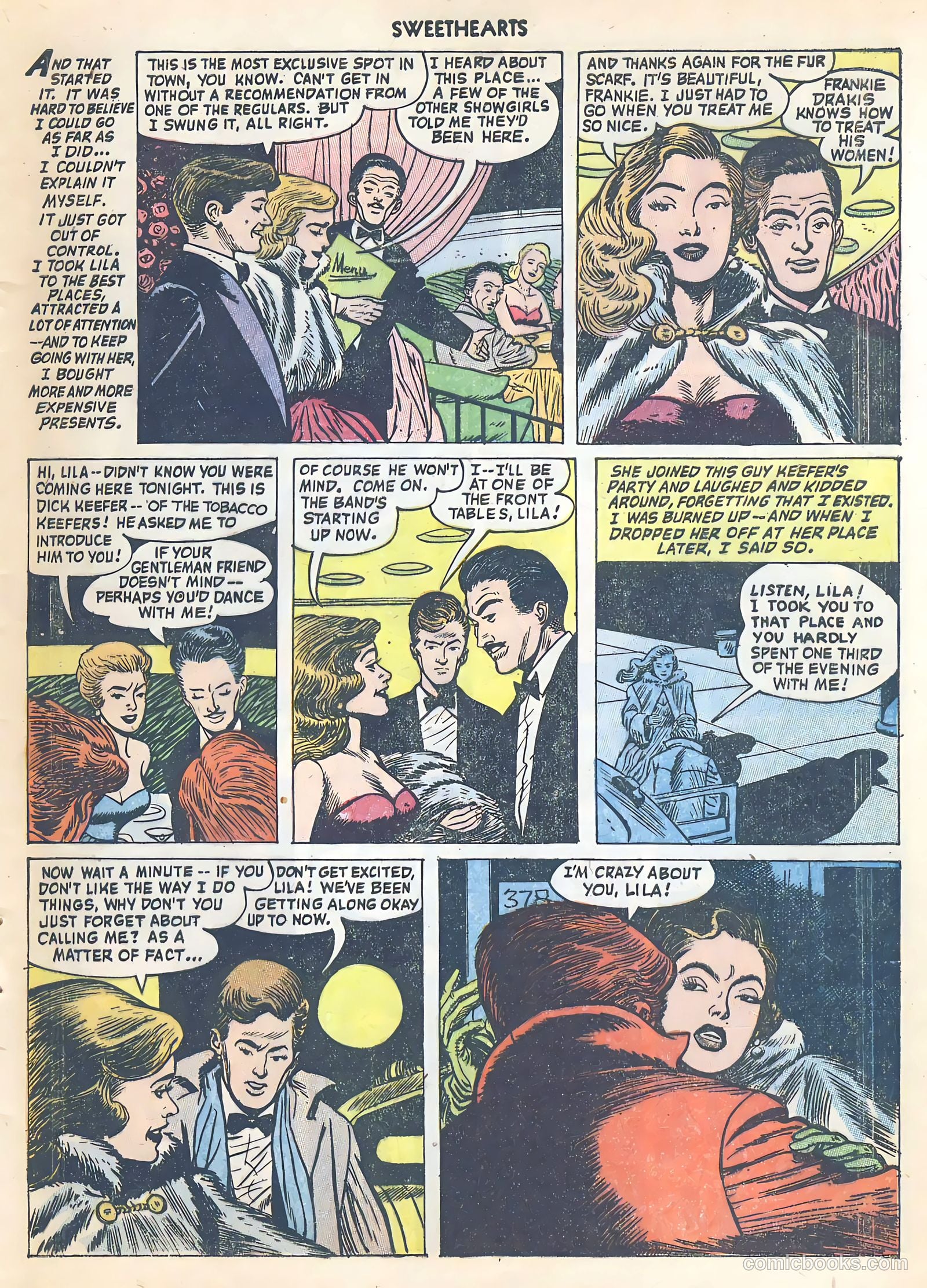 Sweethearts #121 (1953) — page 9 of 36