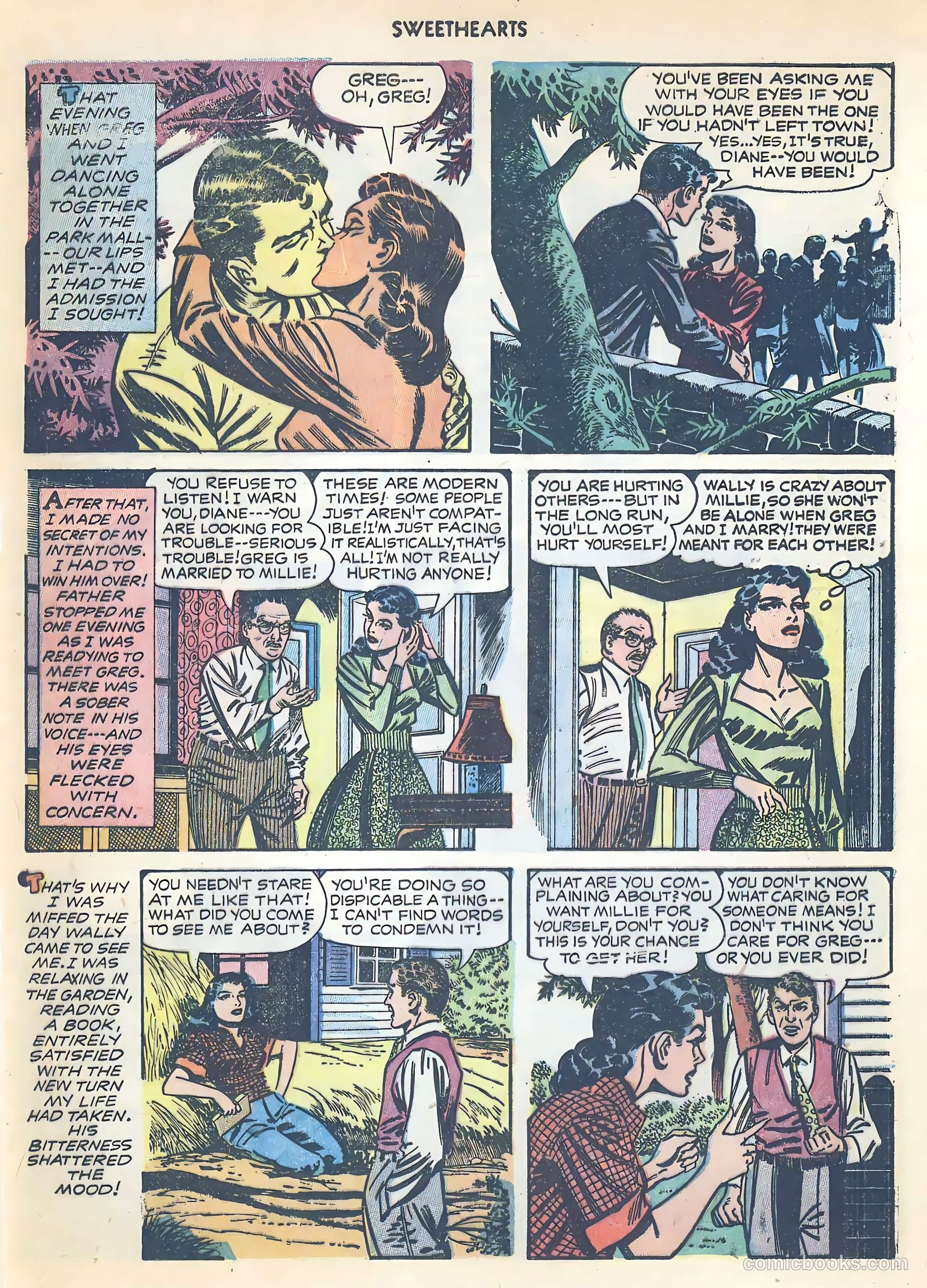 Sweethearts #121 (1953) — page 21 of 36