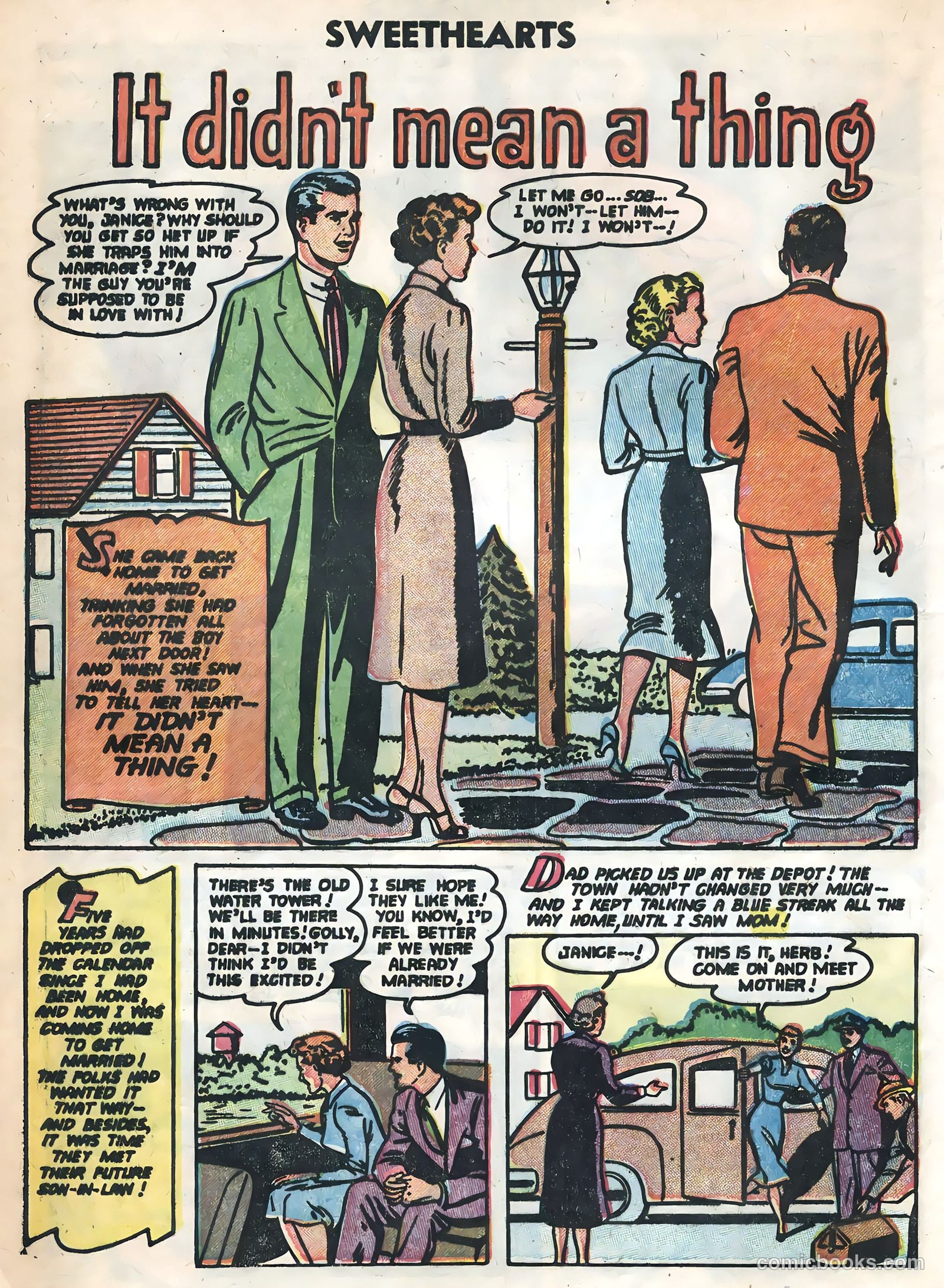 Sweethearts #23 (1954) — page 8 of 36