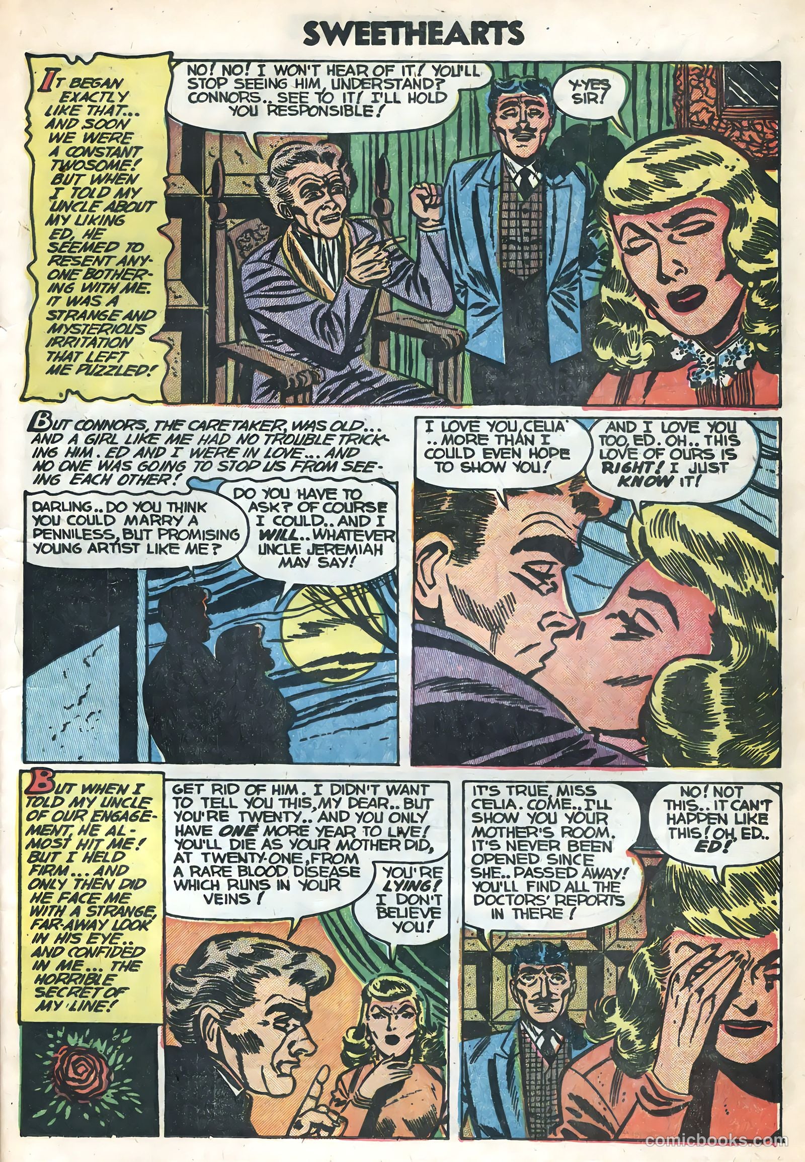 Sweethearts #23 (1954) — page 21 of 36