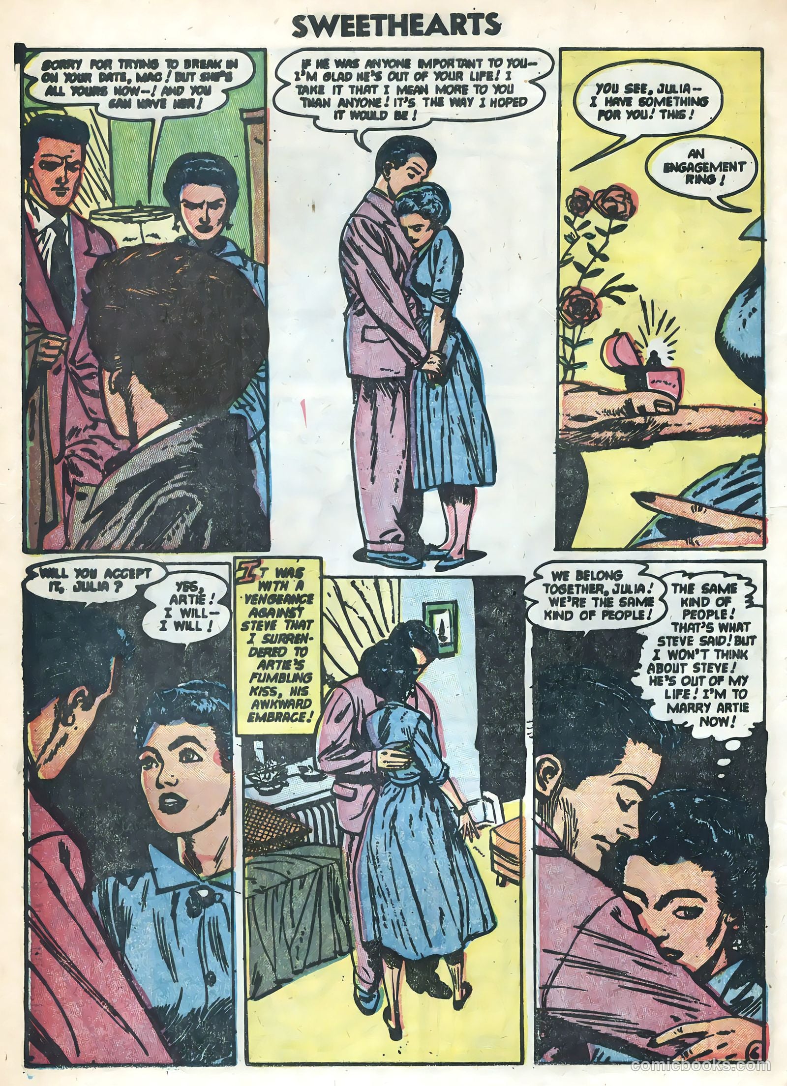 Sweethearts #23 (1954) — page 28 of 36
