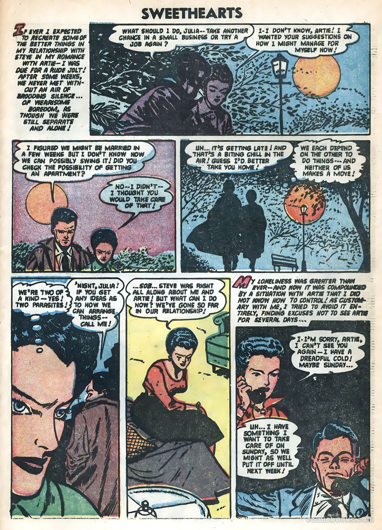Sweethearts #23 (1954) — page 29 of 36